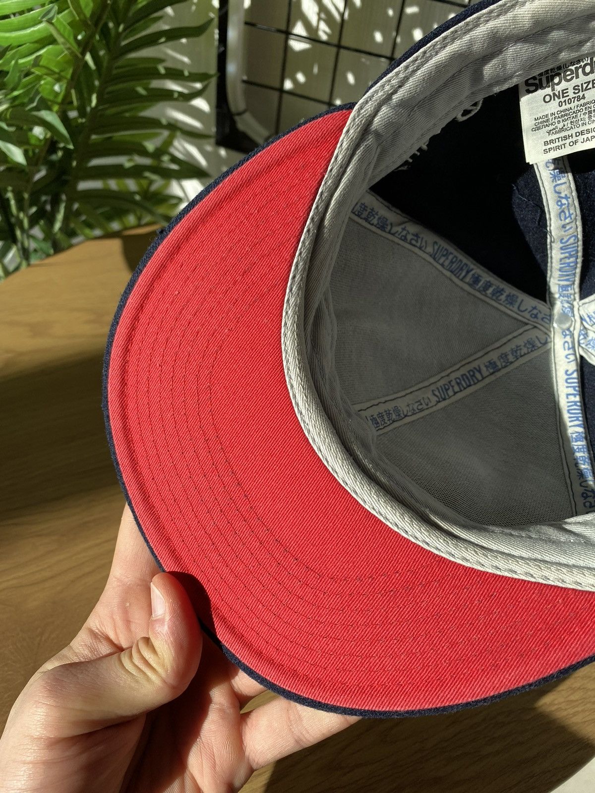 Superdry × Vintage SuperDry Japan Wool Hat “JPN” OS Unisex Men’s Navy Blue Size ONE SIZE - 5 Thumbnail