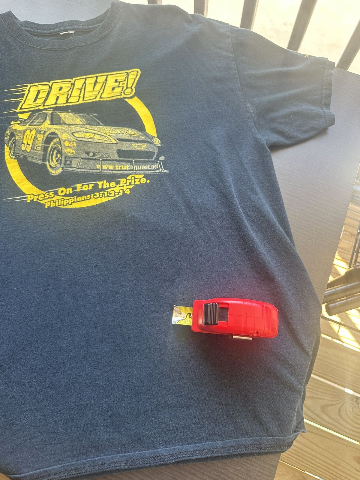 Other Vintage Thrifted Drive Racing Car Graphic T-Shirt Size XL Size US XL / EU 56 / 4 - 5 Thumbnail
