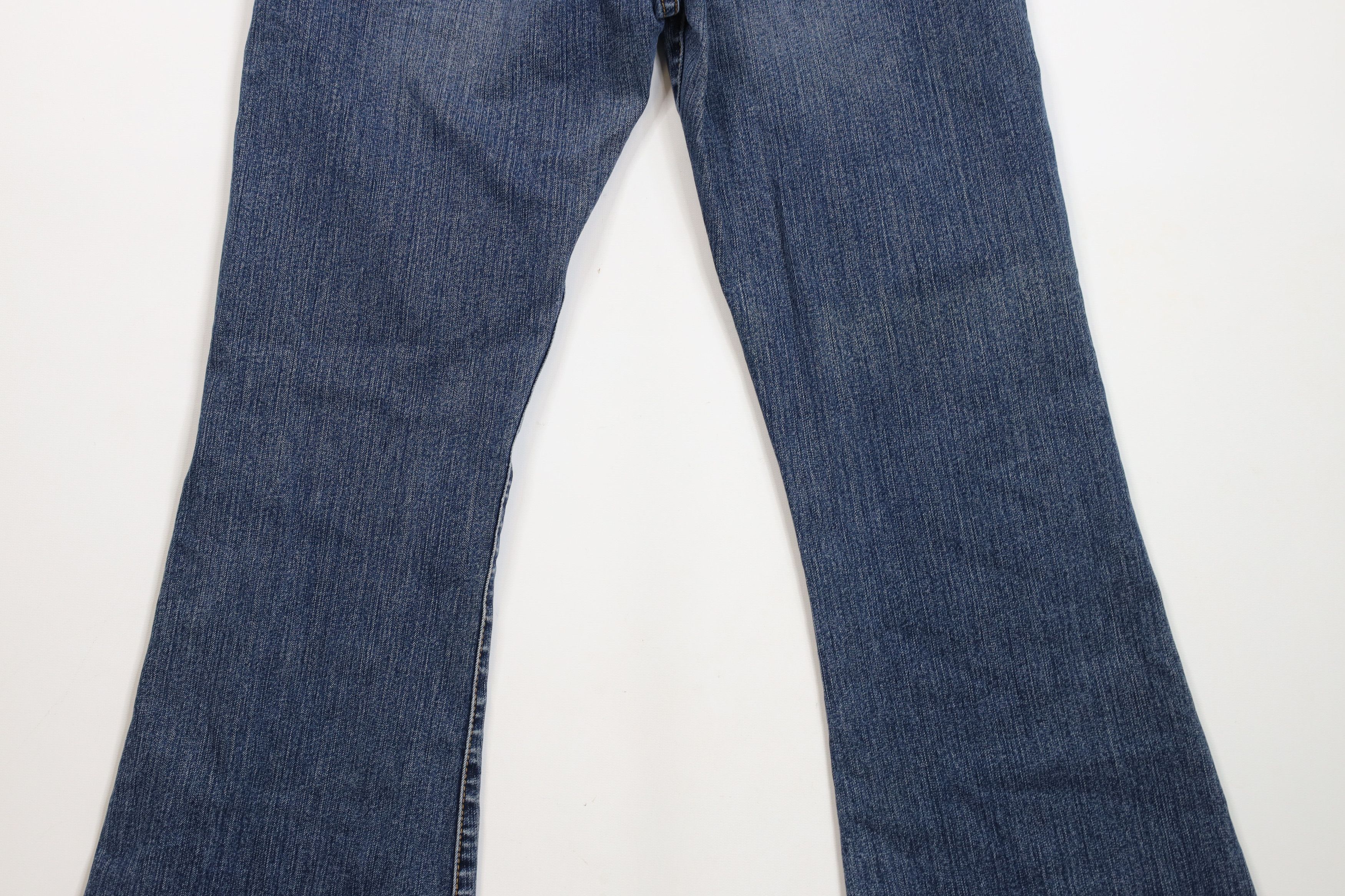 Calvin Klein × Vintage Vintage 90s Calvin Klein Wide Leg Bell Bottoms Denim Jeans Size 28" / US 6 / IT 42 - 10 Thumbnail