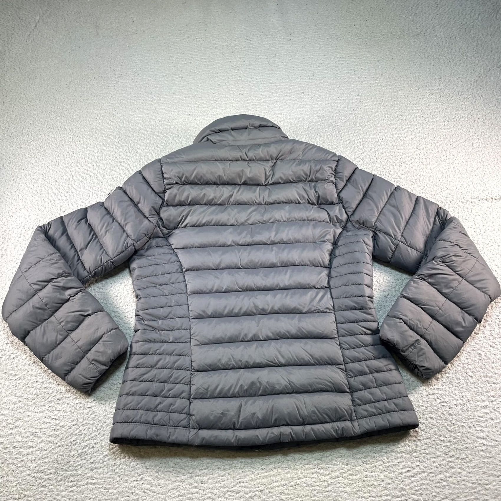 Abercrombie & Fitch Abercrombie & Fitch Puffer Jacket Womens Small Gray Down Insulated Quilted Jacket Size S / US 4 / IT 40 - 5 Thumbnail