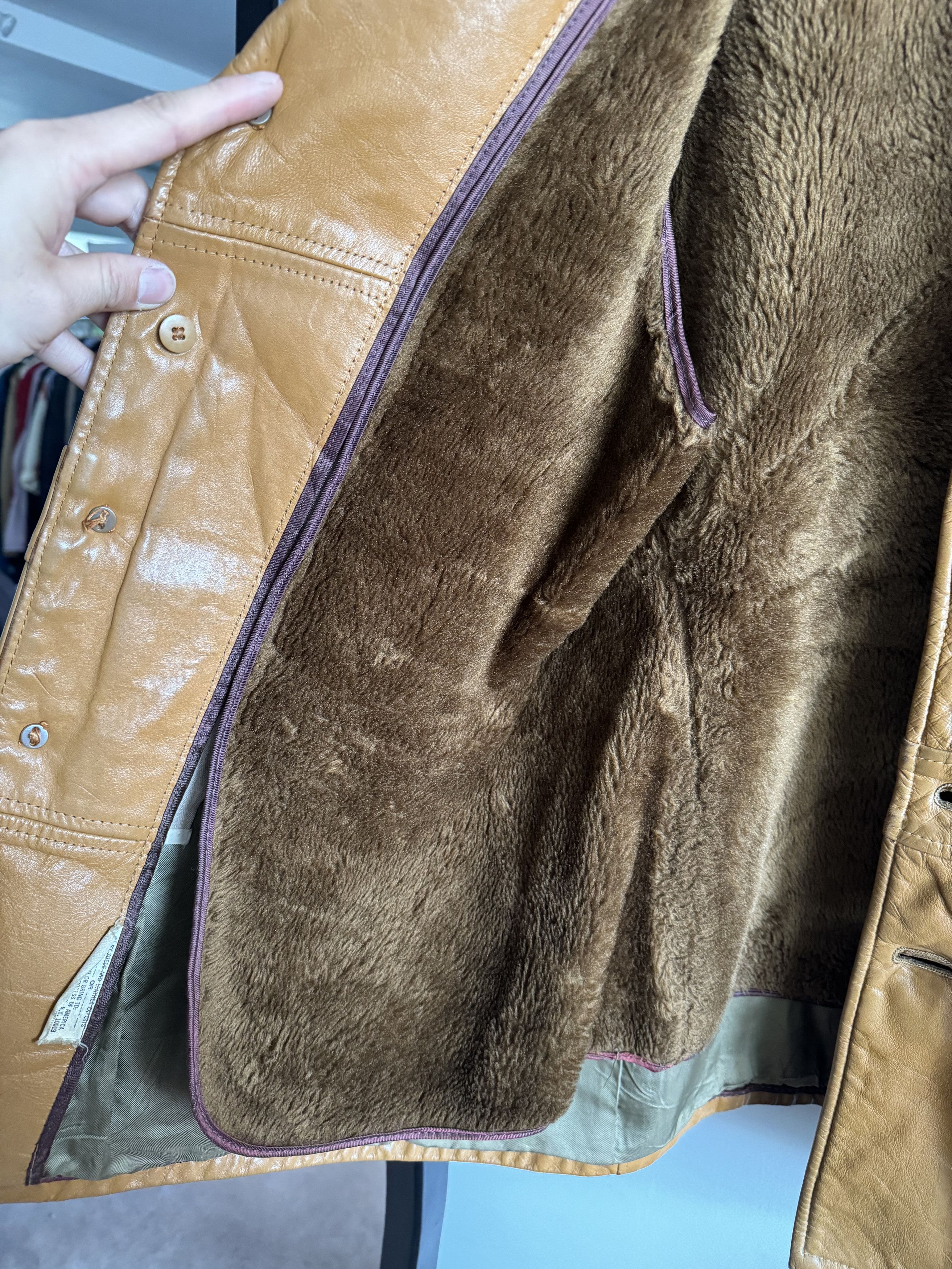 Schott 80/90s Schott Trench Leather Jacket Size Fits M/L Size US L / EU 52-54 / 3 - 7 Thumbnail