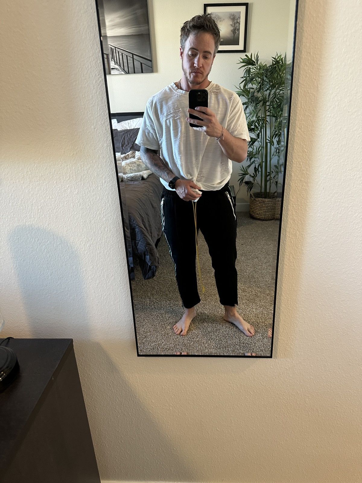Rhude Traxedo Pants (cropped) Size US 33 - 7 Thumbnail