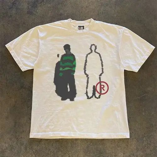 Japanese Brand Street trend boy printed cotton t-shirt Size US L / EU 52-54 / 3 - 3 Thumbnail