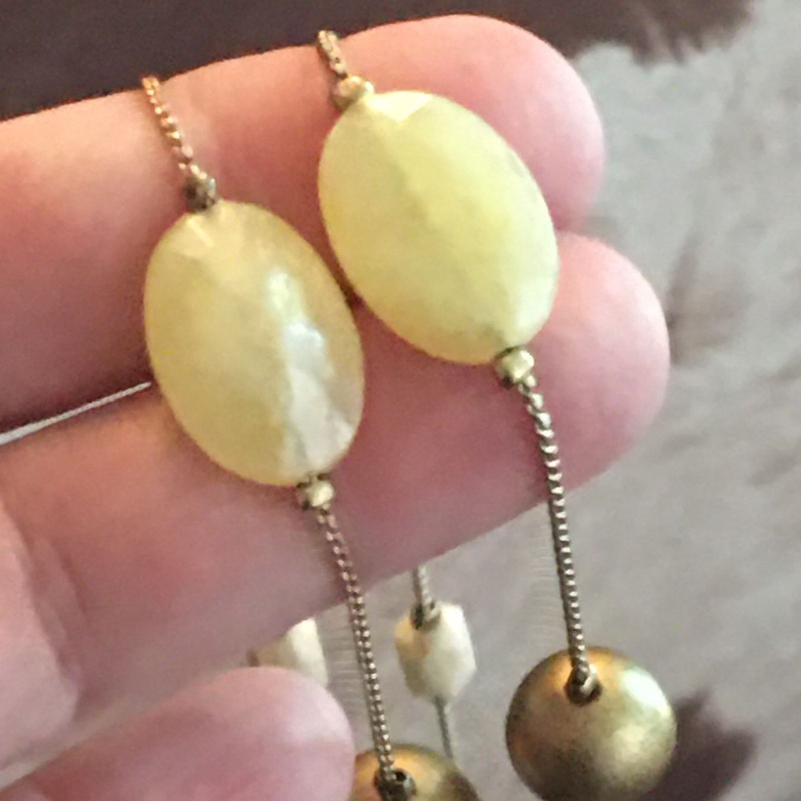 Vintage Vintage 90s beaded gold tone chain necklace Size ONE SIZE - 5 Thumbnail