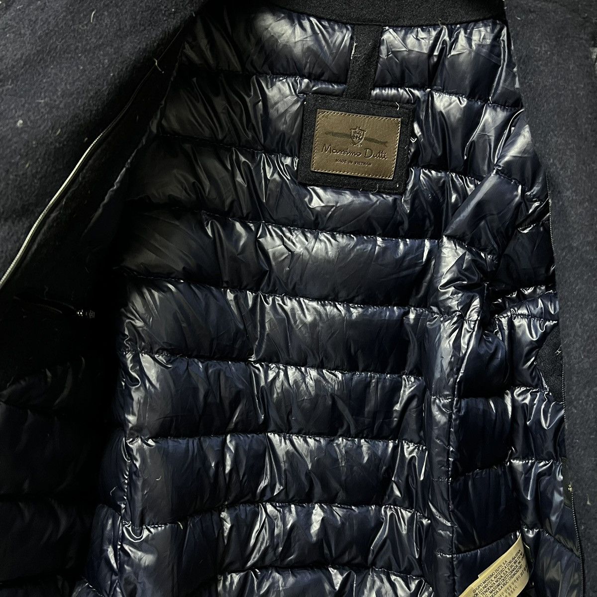 Massimo Dutti Massimo Dutti Down Wool Jacket Coat Size S / US 4 / IT 40 - 3 Thumbnail