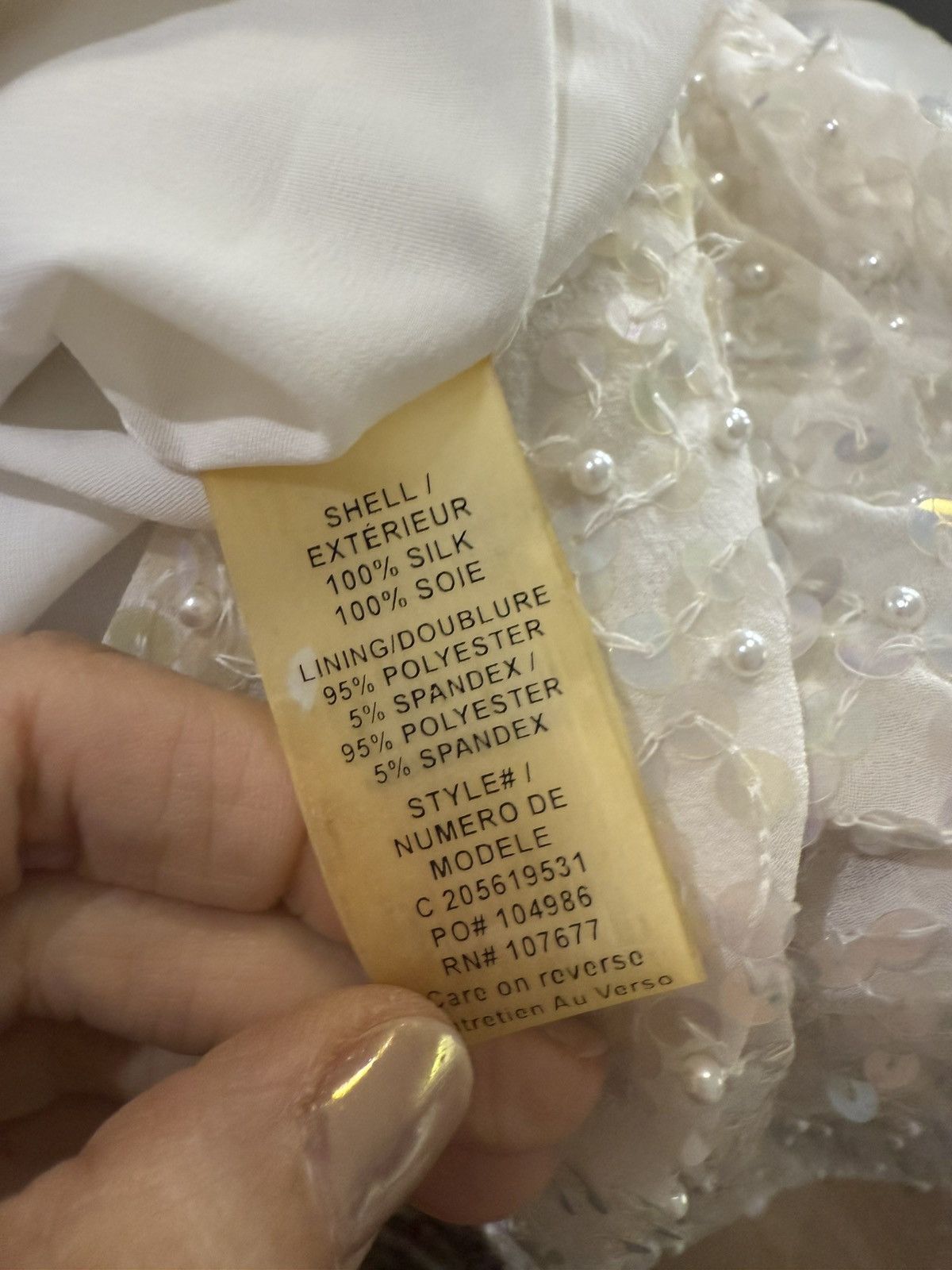 Alice + Olivia Alice + Olivia white sequins dress Size S / US 4 / IT 40 - 7 Thumbnail