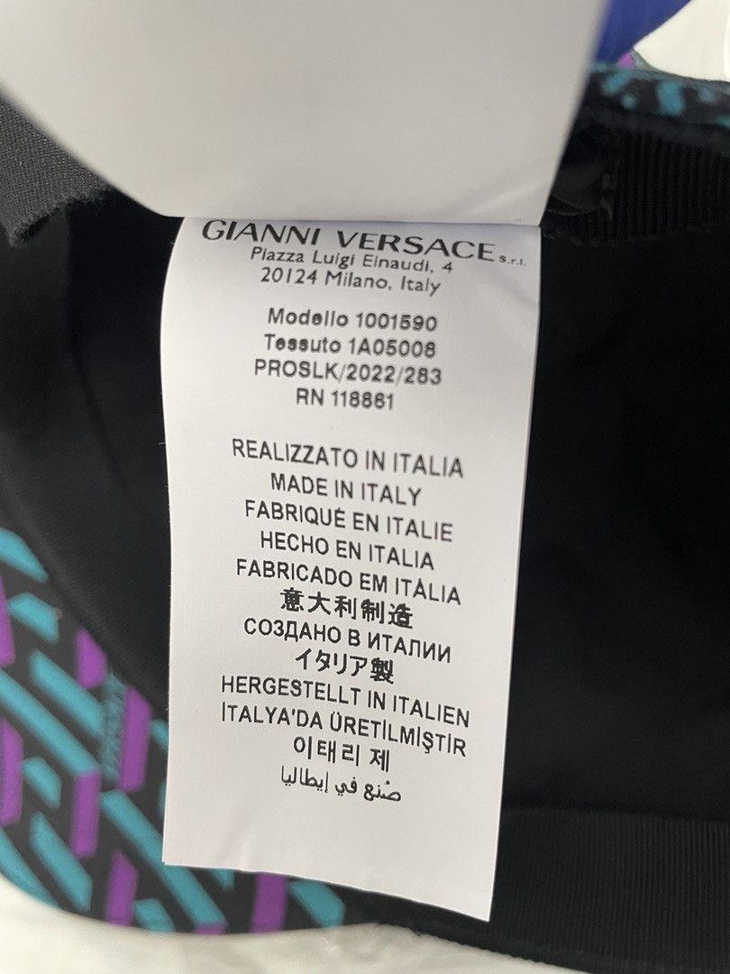 Versace VERSACE La Greca Monogram Baseball Cap Size ONE SIZE - 10 Thumbnail