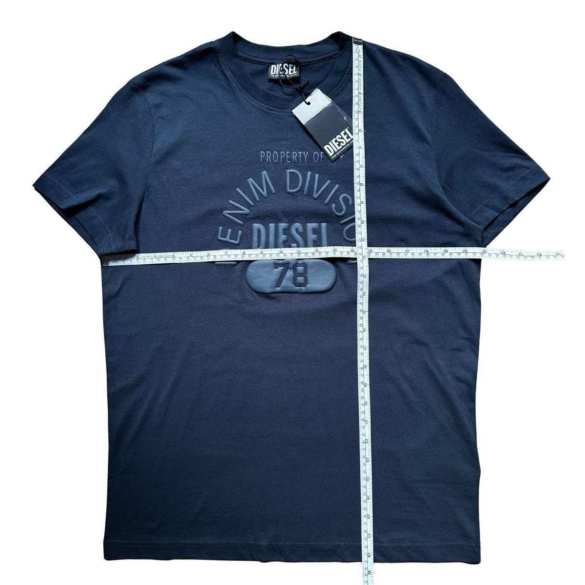 Diesel Diesel Men's T-Diegor-E17 T-Shirt - Navy Blue Logo Tee Size US L / EU 52-54 / 3 - 8 Thumbnail