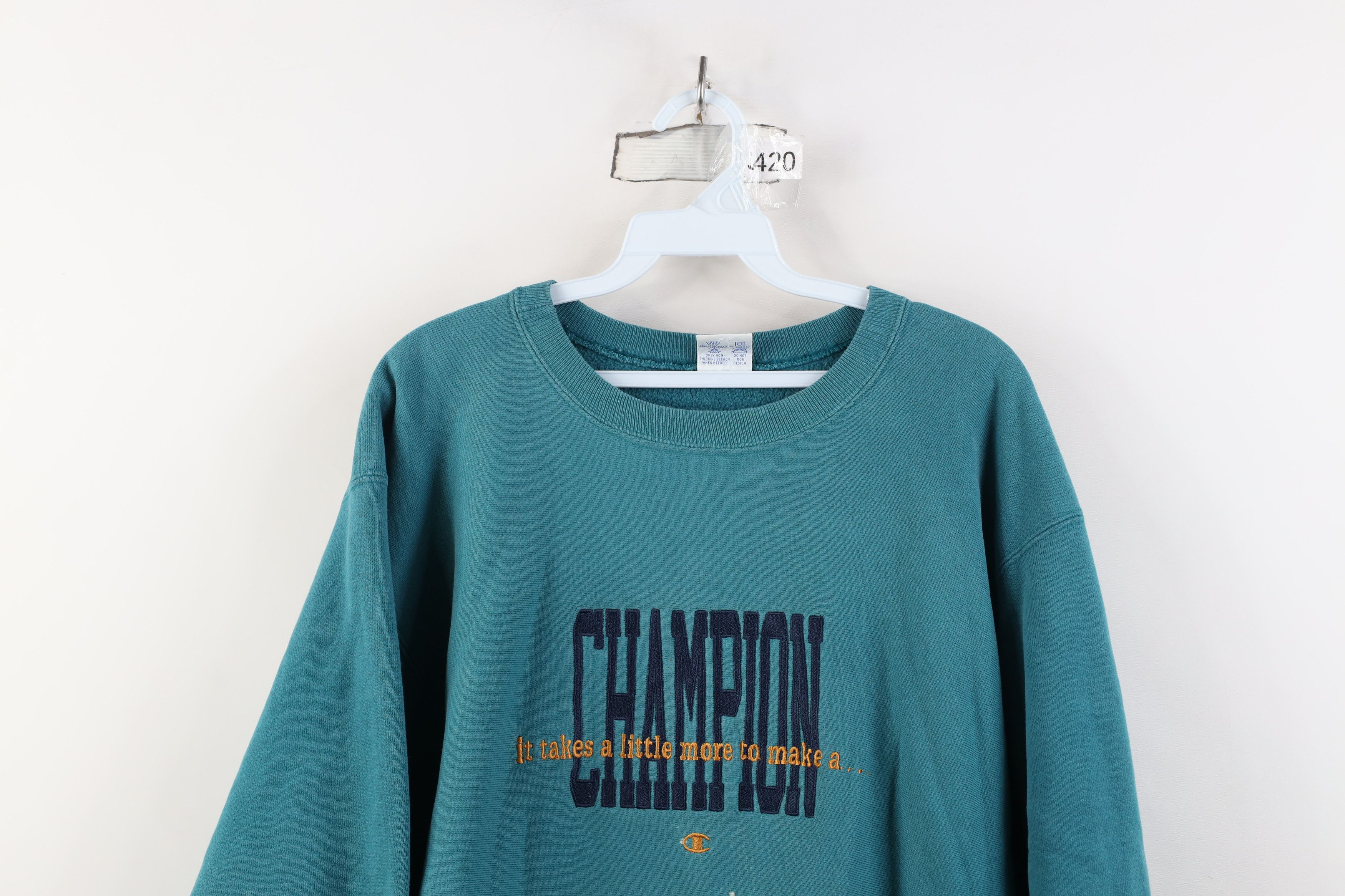 Champion Vintage 80s 90s Champion Reverse Weave Spell Sweatshirt USA Size US XXL / EU 58 / 5 - 2 Thumbnail