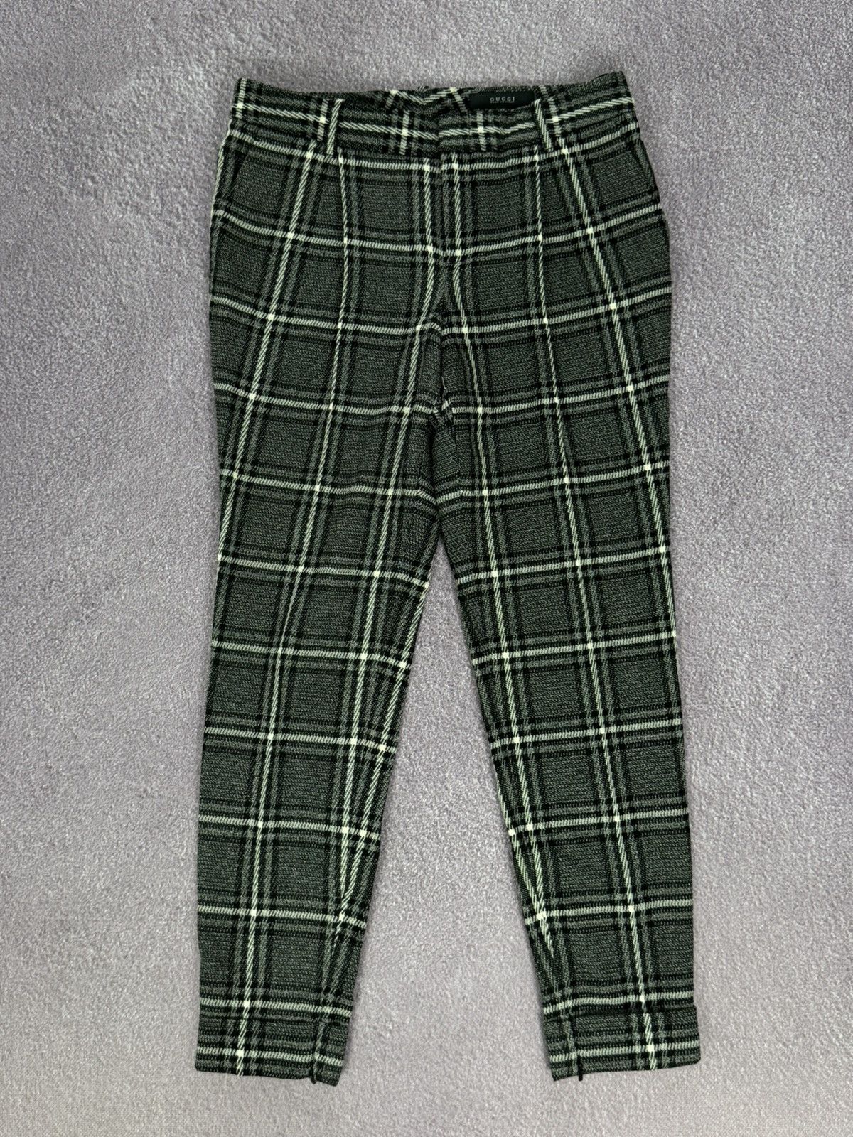 Gucci Gucci 00s Vintage Very Rare Knit Lana Wool Luxury Pants Size 28" / US 6 / IT 42 - 1 Thumbnail