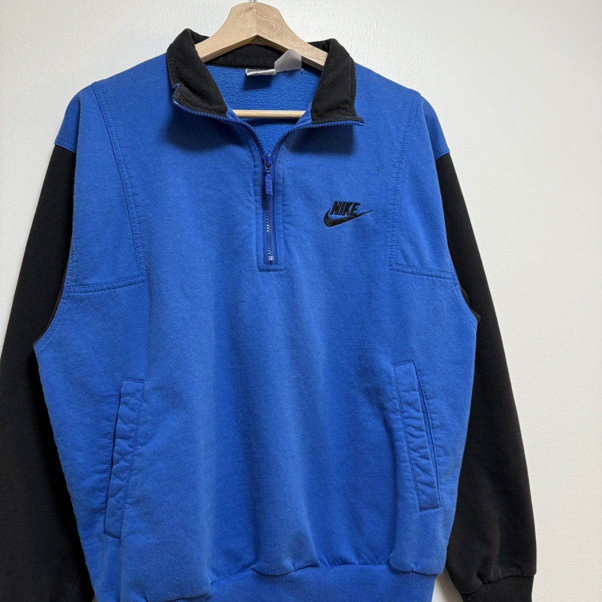 Nike × Vintage Nike Vintage Half Zip Sweatshirt Medium Size US M / EU 48-50 / 2 - 3 Thumbnail