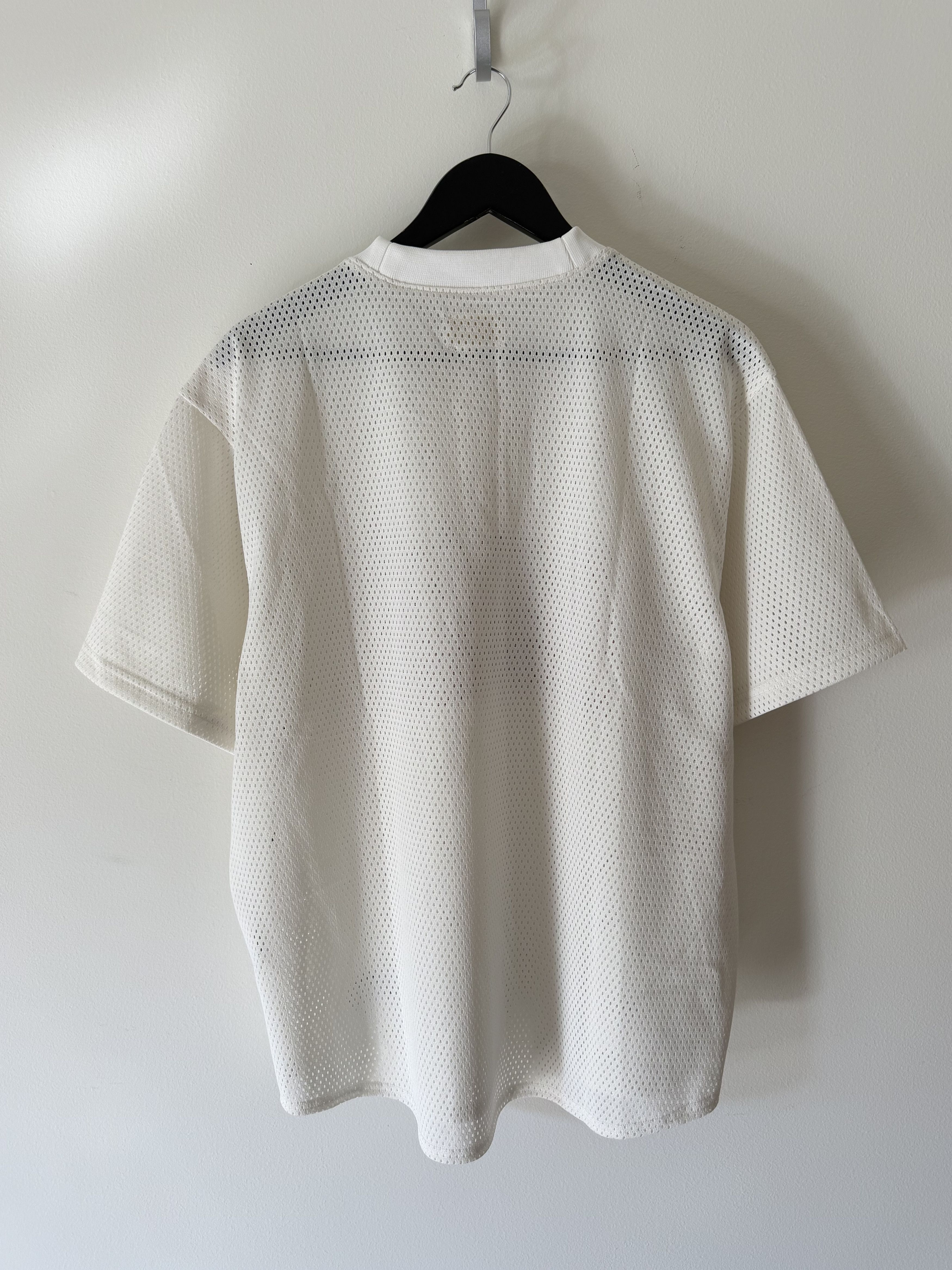 Aime Leon Dore Aime Leon Dore Mesh Batting Practice Jersey in White Size US L / EU 52-54 / 3 - 6 Thumbnail