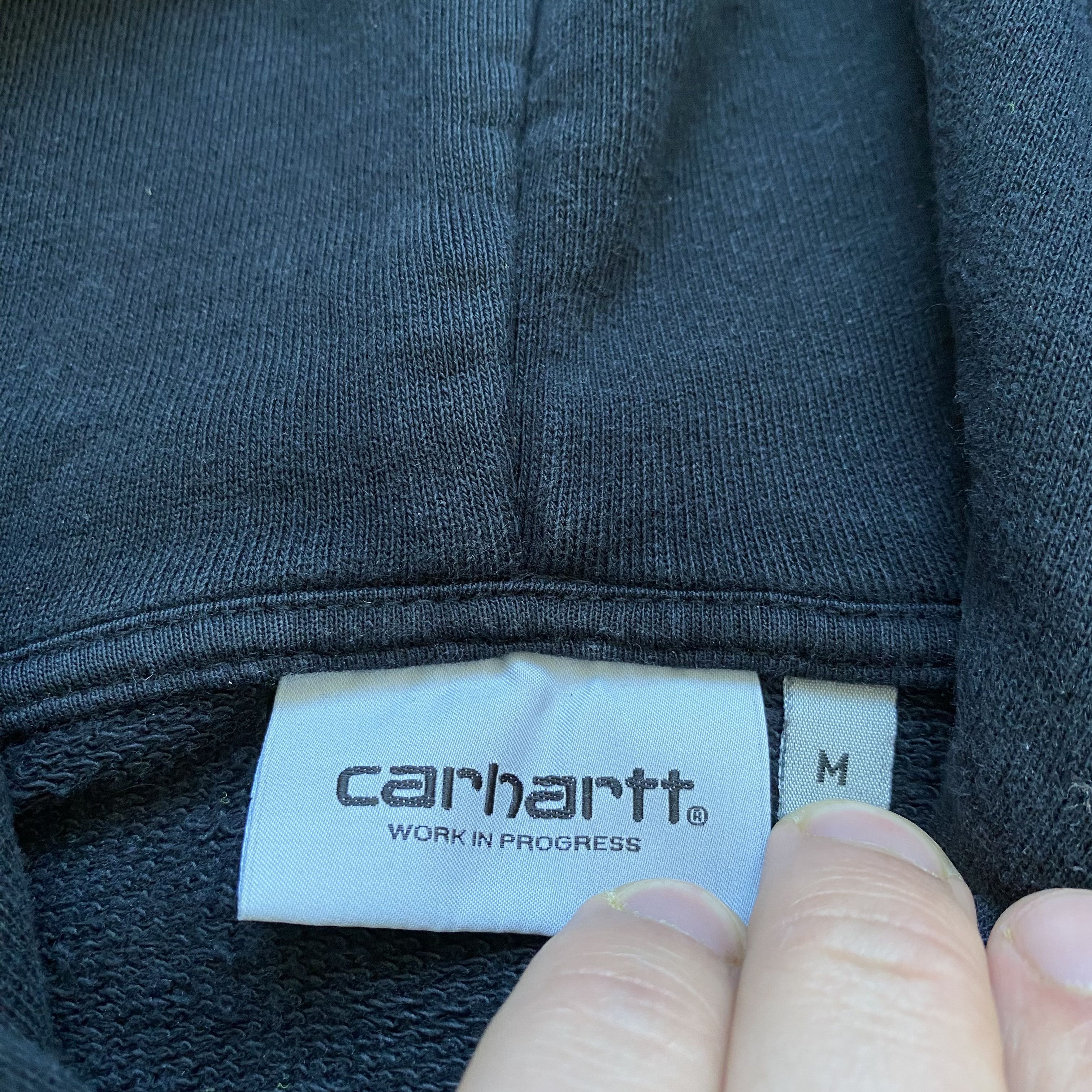Carhartt Wip Distressed Carhartt Hoodie Vintage centr logo Size US M / EU 48-50 / 2 - 6 Thumbnail