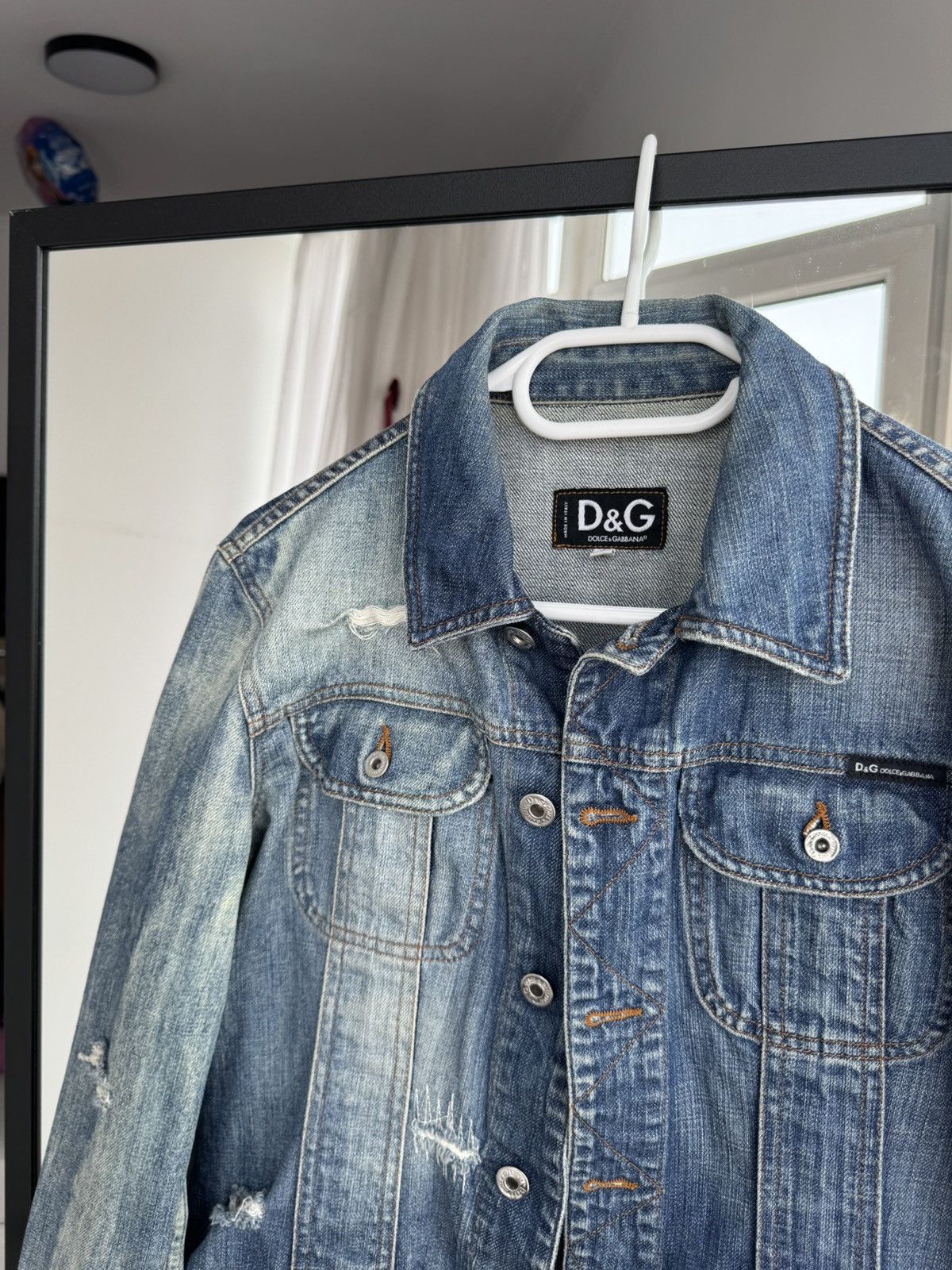Dolce & Gabbana Vintage Dolce & Gabbana Women’s Denim Jacket Sz L Size L / US 10 / IT 46 - 5 Thumbnail