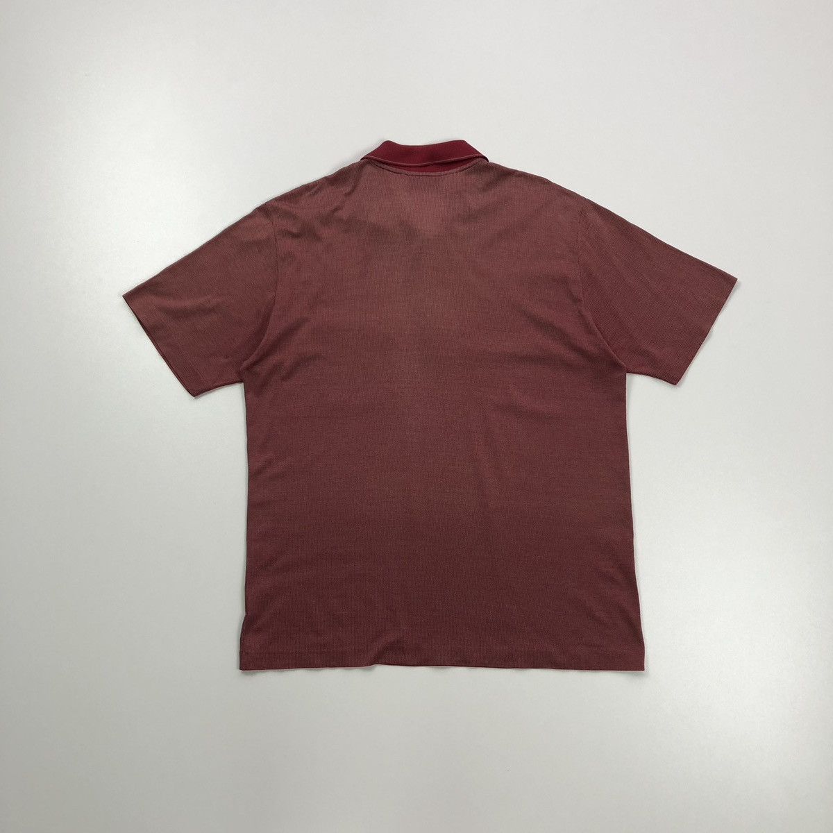 Vintage Celine Homme 90’s Vintage Pure Cotton Pocket Polo Shirt Red Size US L / EU 52-54 / 3 - 3 Thumbnail