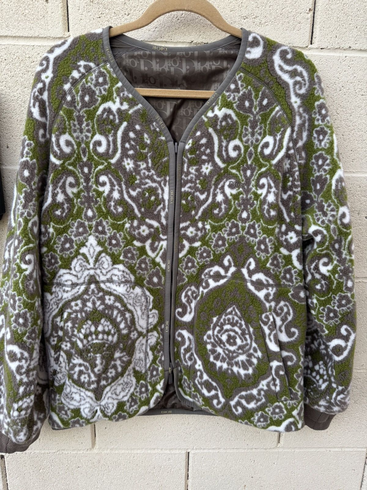 Dior Dior Reversible Blouson with Chestnut Motif Size US M / EU 48-50 / 2 - 9 Thumbnail