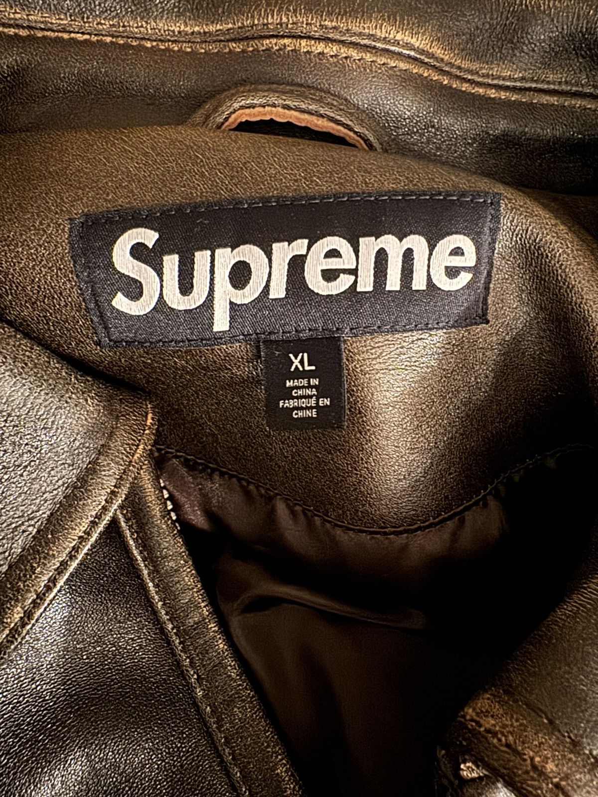 Supreme ***NEW SUPREME GEM STUDDED LEATHER JACKET Size US XL / EU 56 / 4 - 3 Thumbnail