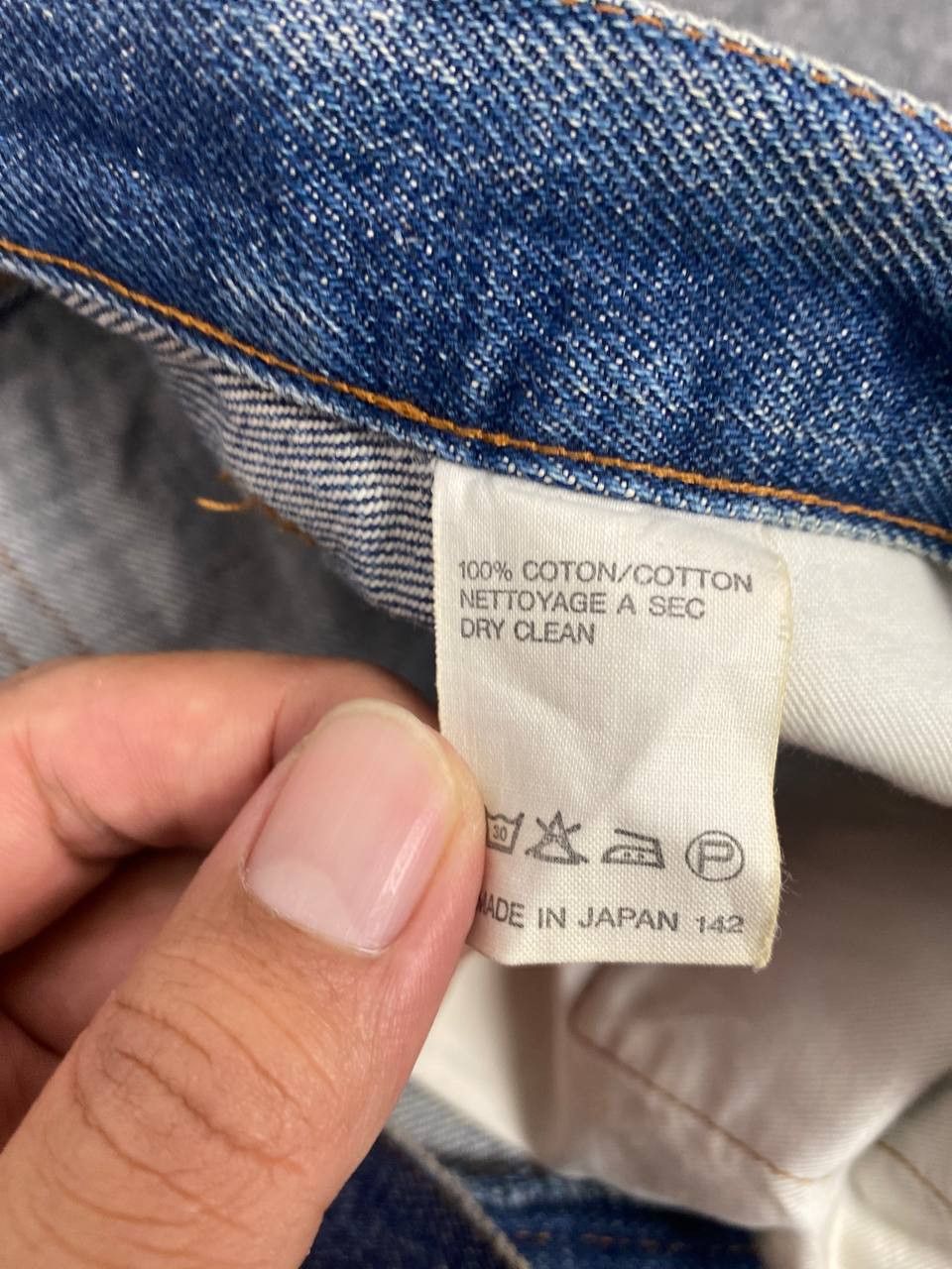 A.P.C. vintage apc japan selvedge distressed denim nice design Size US 33 - 18 Thumbnail