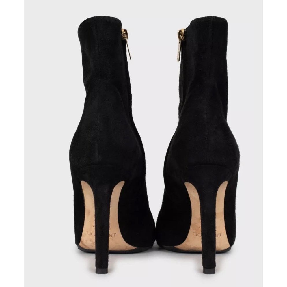 Jimmy Choo Jimmy Choo Loretta Black Suede Ankle Boots - Sz 39 Size US 9 / IT 39 - 4 Thumbnail