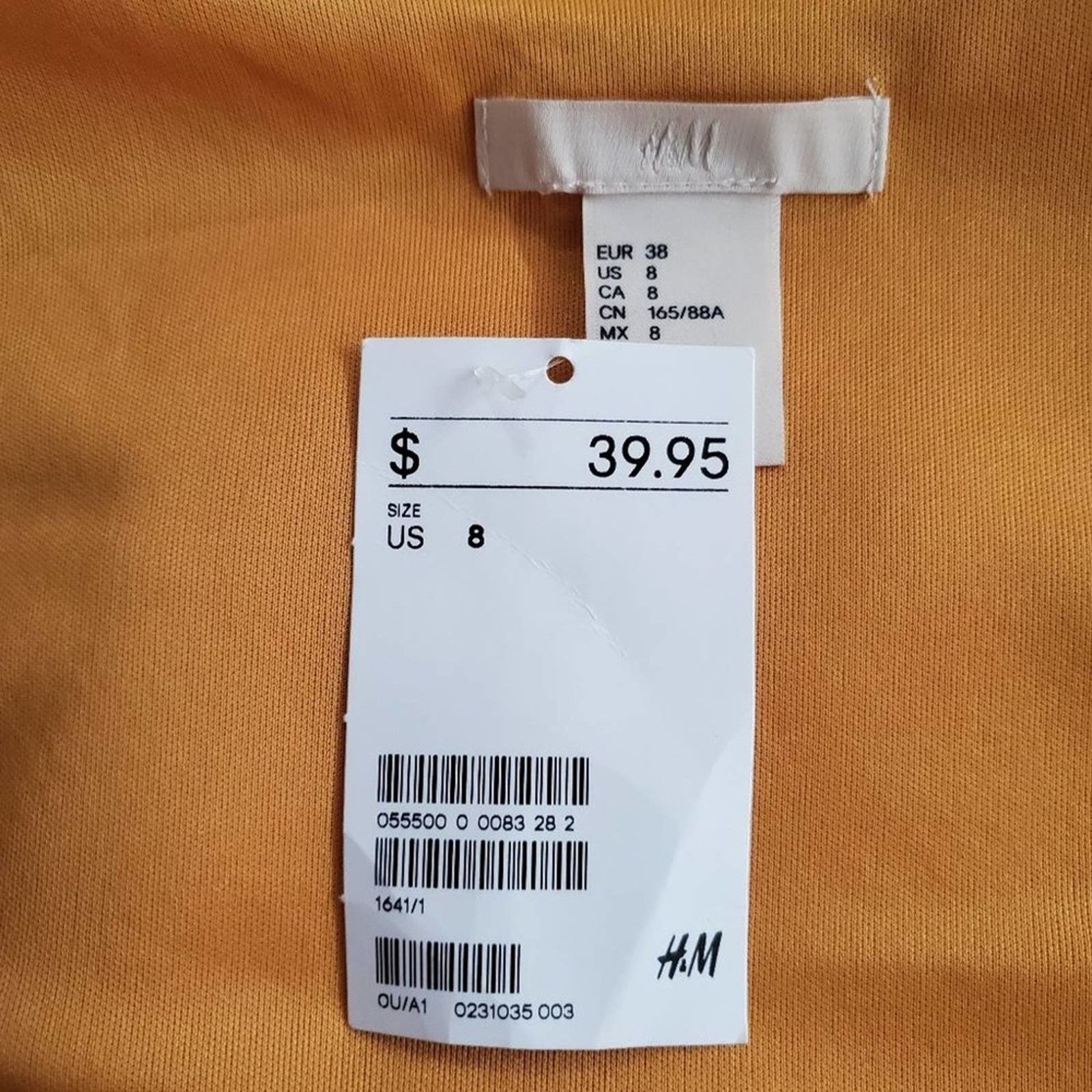 H&M NEW H&M Mustard Yellow Dress - 8 Size M / US 6-8 / IT 42-44 - 4 Thumbnail