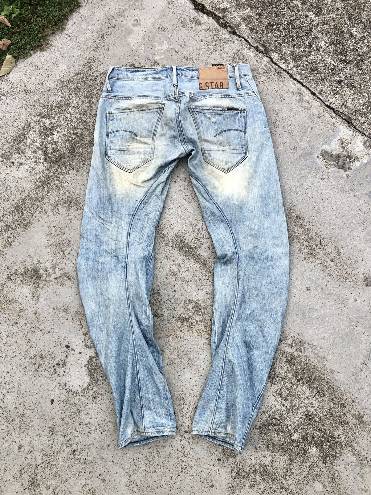 G-Star TWIST CURVE DISTRESSED DENIM BY GSTAR Size US 31 - 7 Thumbnail