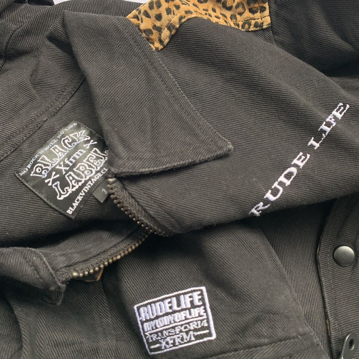 14th Addiction Sick ✨ Japanese black label xfrm leopard jacket Size US M / EU 48-50 / 2 - 5 Thumbnail