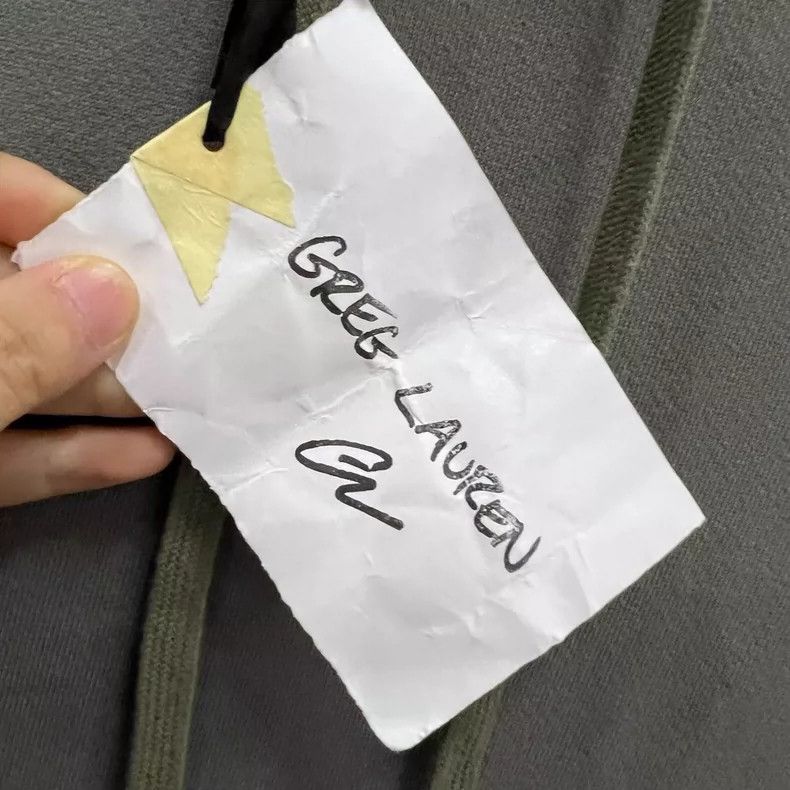 Greg Lauren GREG LAUREN Contrast color long sleeve splicing hoodie 2504 Size US M / EU 48-50 / 2 - 4 Thumbnail