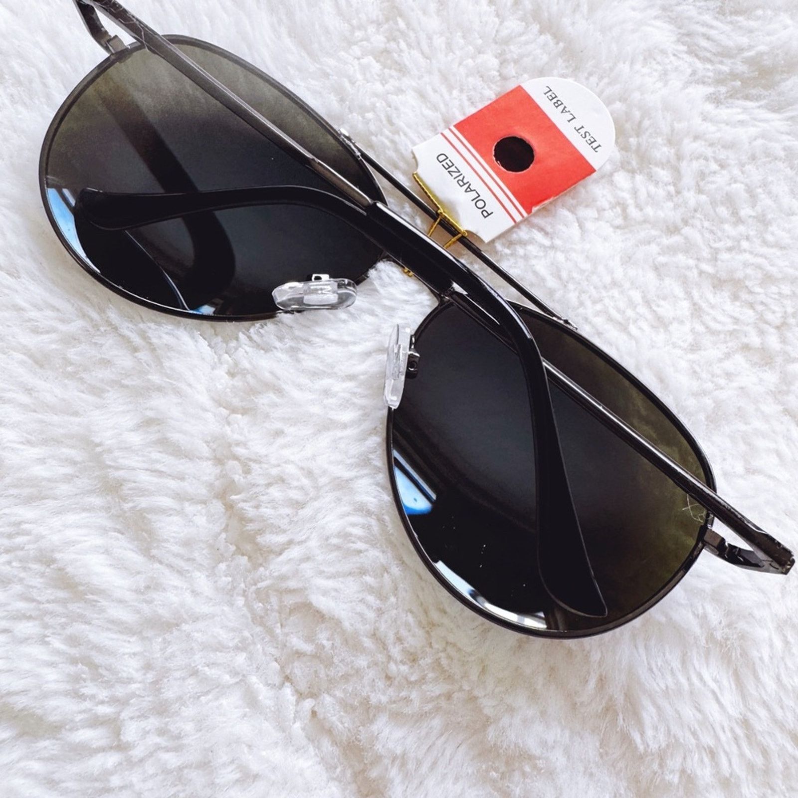 Other Freya Blue w/Black Rim Mirrored Sunglasses Size ONE SIZE - 14 Thumbnail