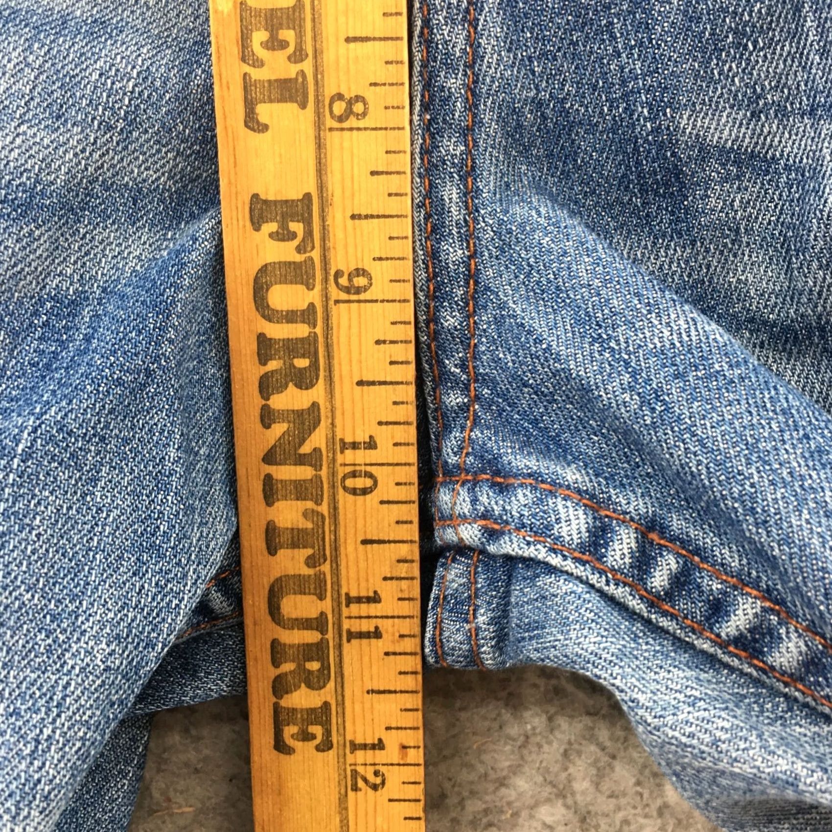 Banana Republic Banana Republic Jeans Mens 30 Blue Light Wash Denim Mid Rise Zip Straight Leg 5-Pocket Regular Cotton Denim Jeans Mens Boys? Size US 30 / EU 46 - 7 Thumbnail