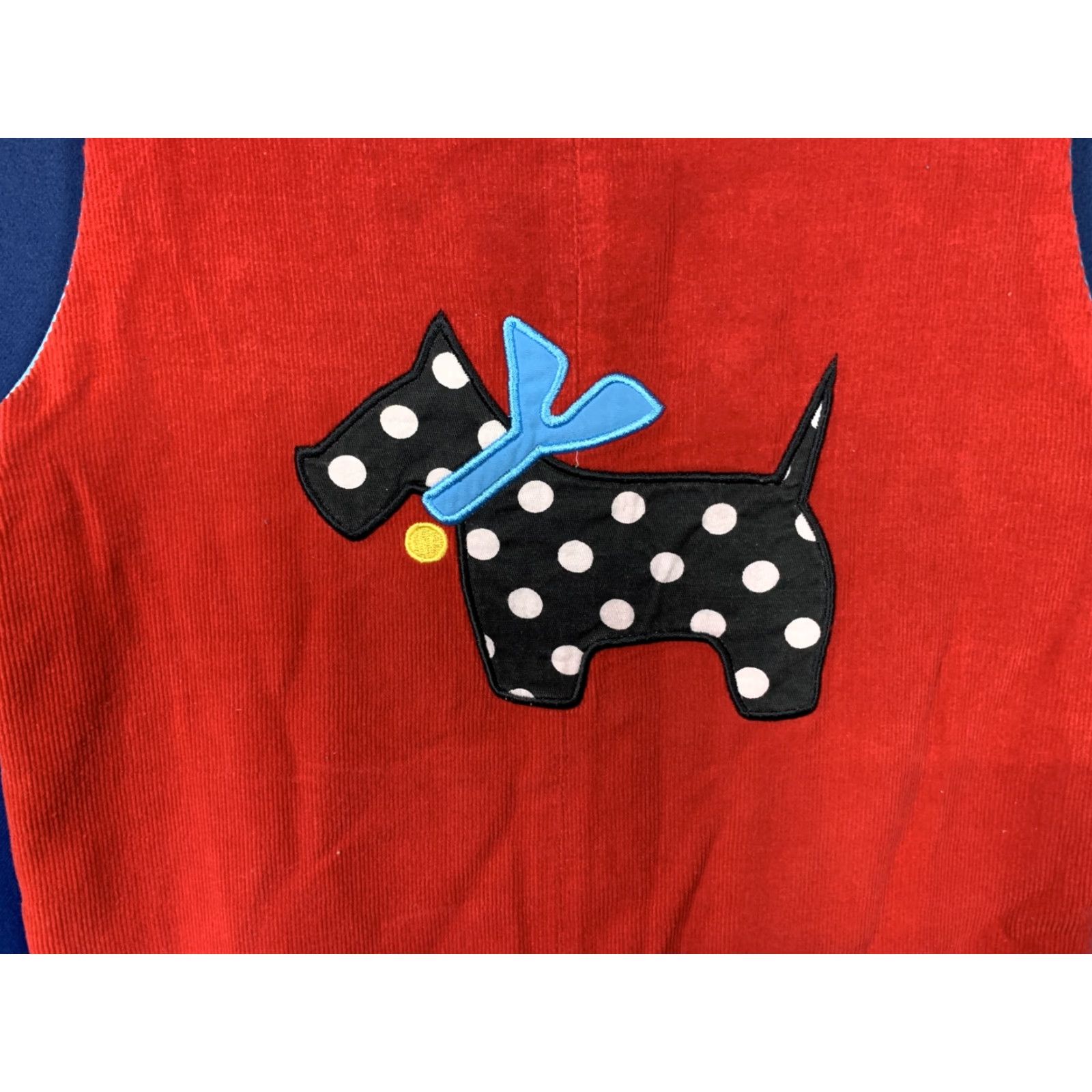 Vintage Smocked Gems Rumper size 3 reversible Dog Tractor Size ONE SIZE - 2 Thumbnail