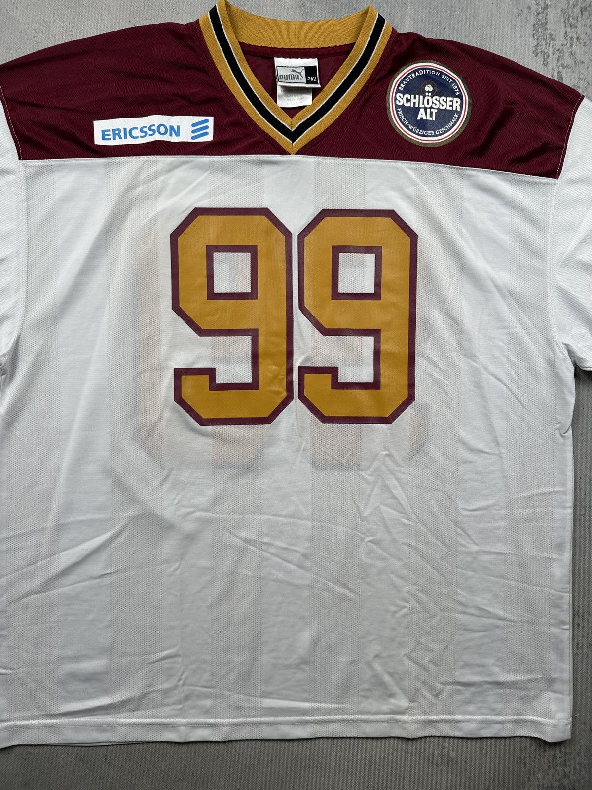 Puma Vintage 2000 Rhein Fire Fitzpatrick #99 Puma Football Jersey Size US XXL / EU 58 / 5 - 5 Thumbnail