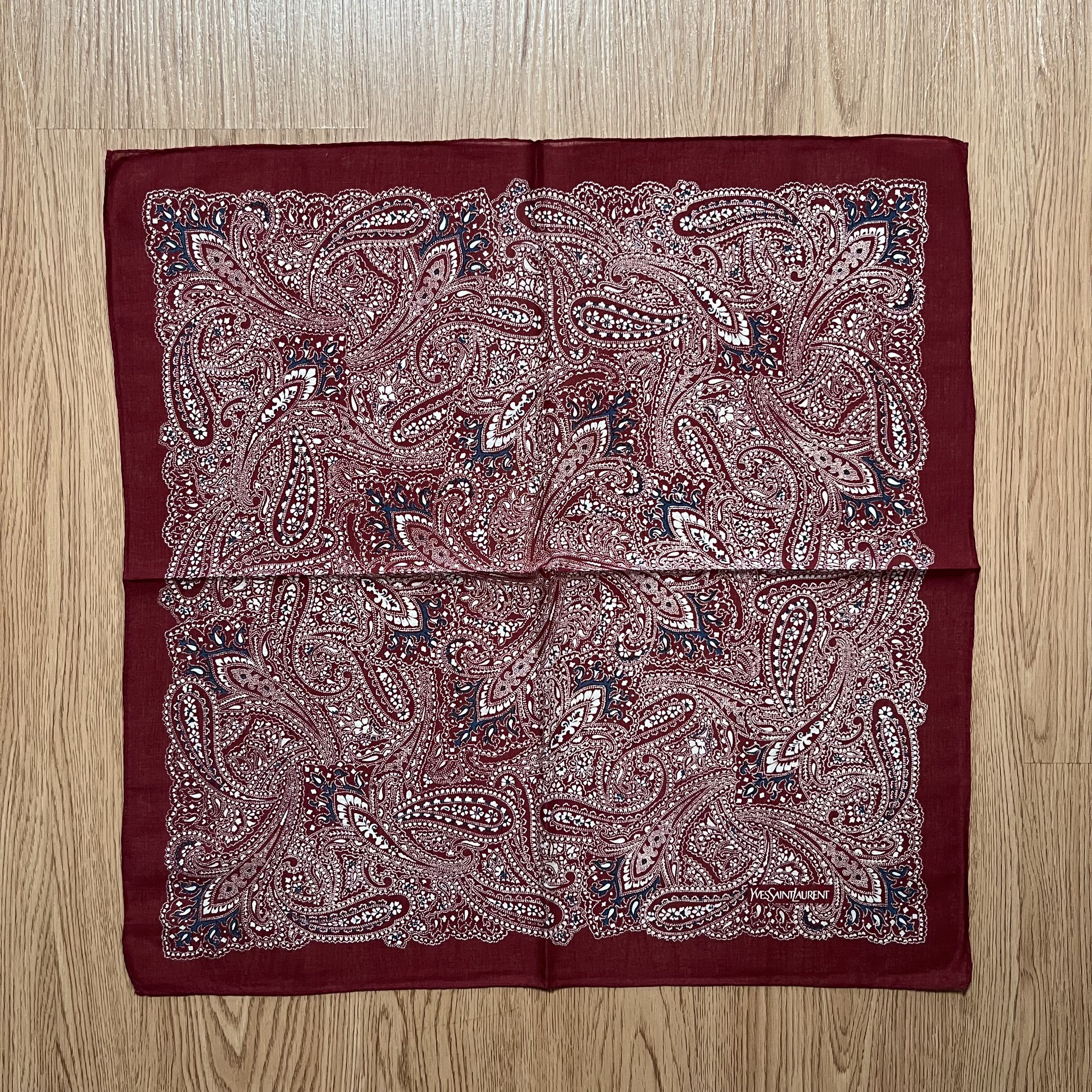 Yves Saint Laurent Vintage Yves Saint Laurent Handkerchief Size ONE SIZE - 1 Thumbnail
