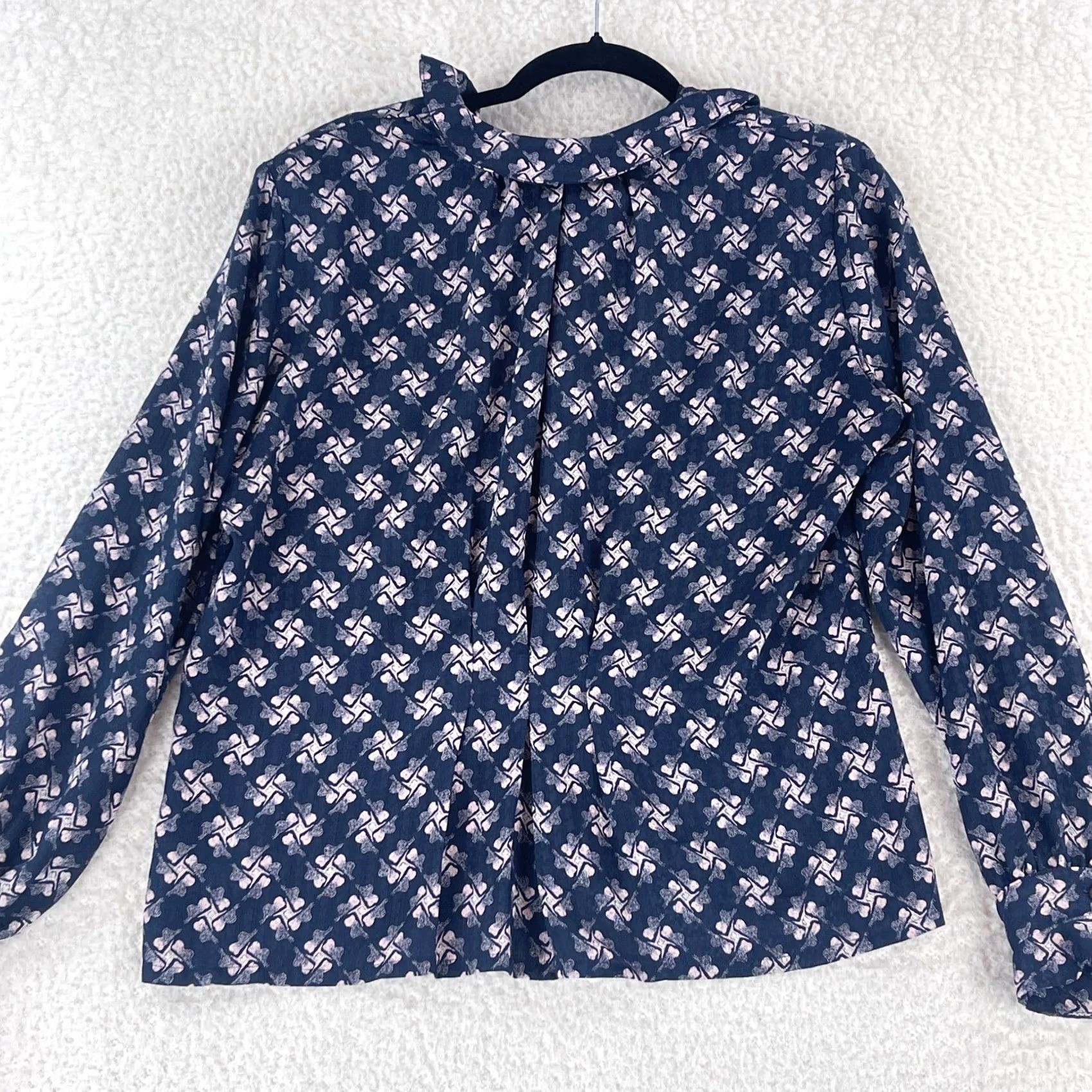 Pendleton Pendleton Shirt Blue Floral Vintage Womens PM Shirt Size M / US 6-8 / IT 42-44 - 3 Thumbnail