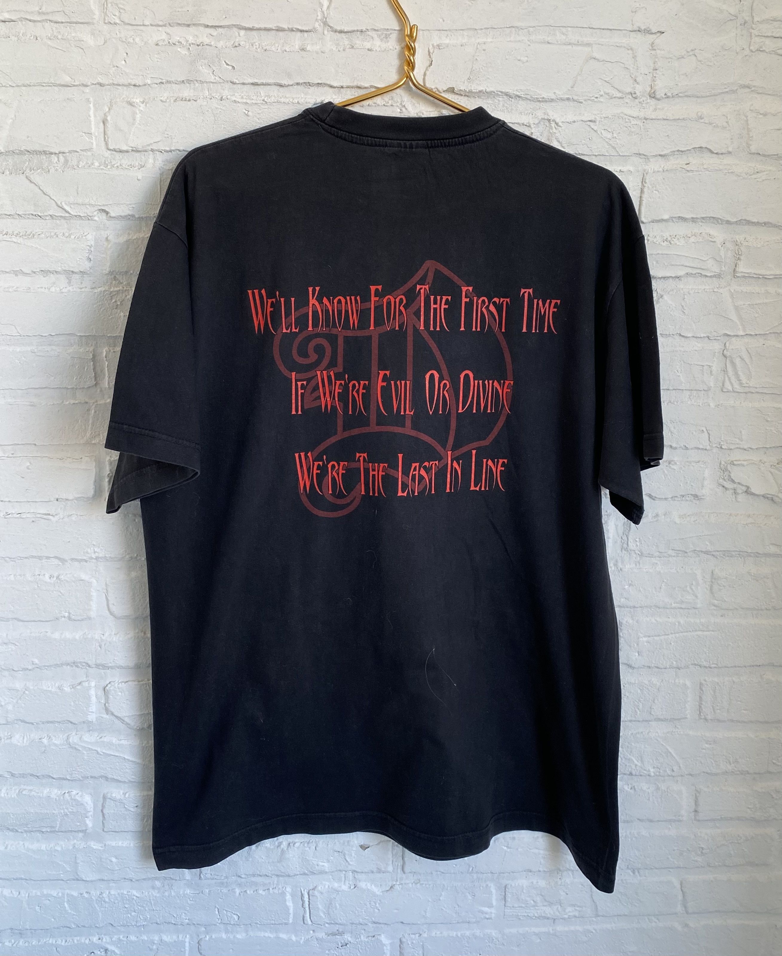 Band Tees × Vintage Vintage 2000 DIO Last in line t-shirt Size US L / EU 52-54 / 3 - 6 Thumbnail