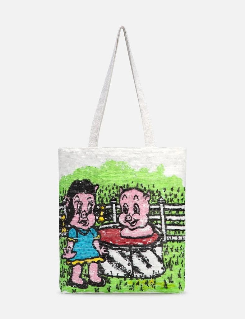 Sky High Farm Workwear X Ally Bo Pig Tote NWT