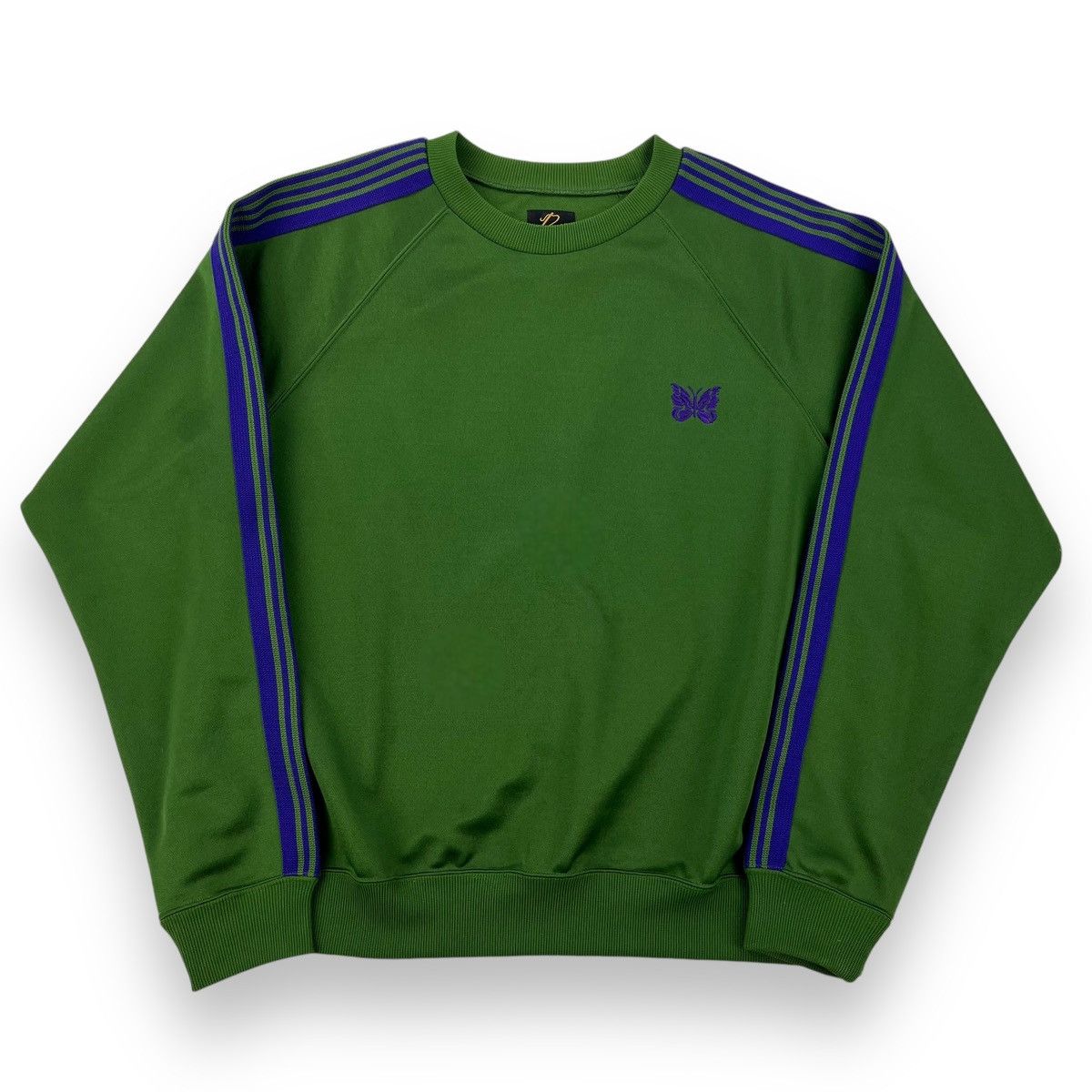 Needles Needles Green & Blue Poly Smooth Sweatshirt Size US S / EU 44-46 / 1 - 2 Thumbnail