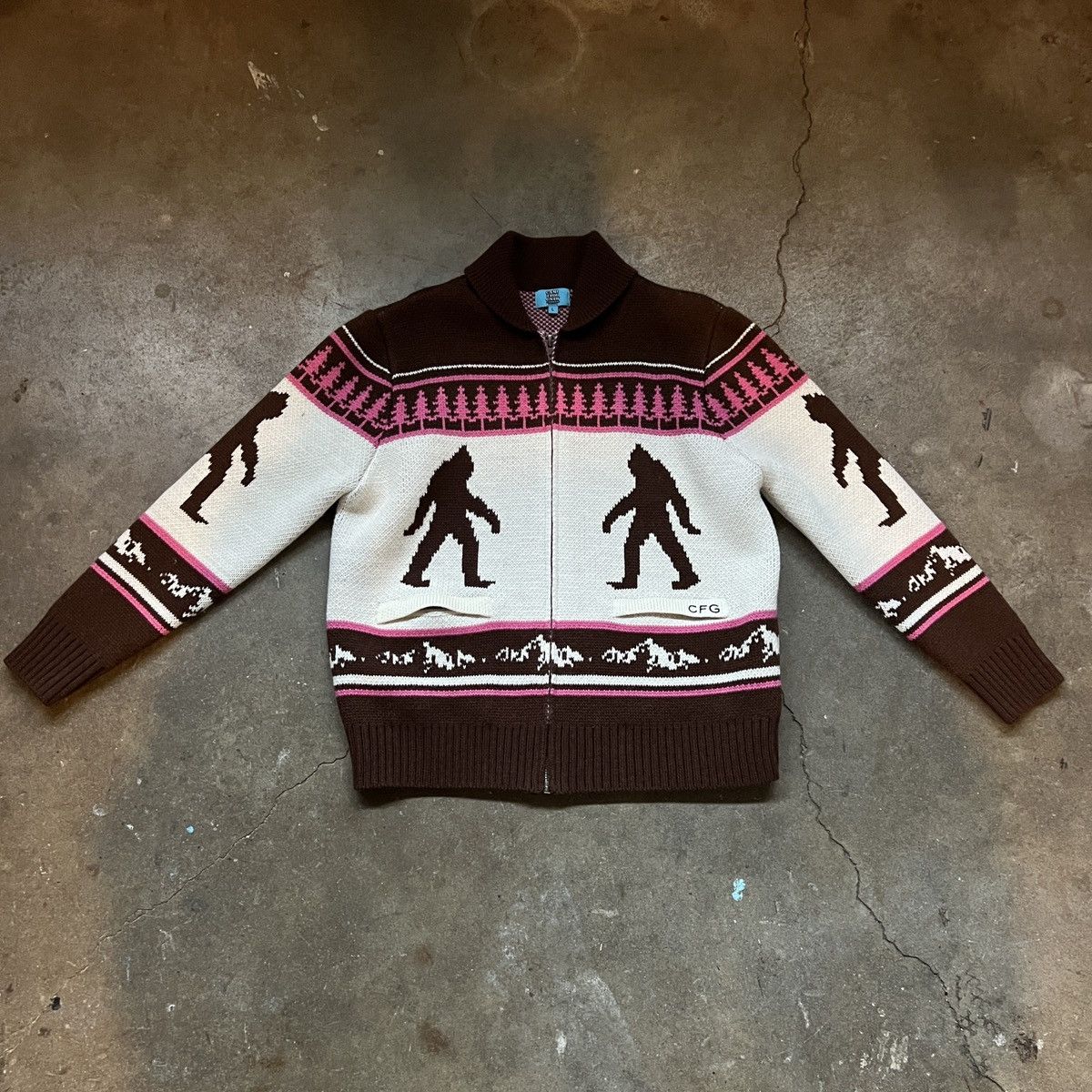 Golf Wang × Golf le Fleur Gold le fleur cowichan knit Size US L / EU 52-54 / 3 - 1 Thumbnail