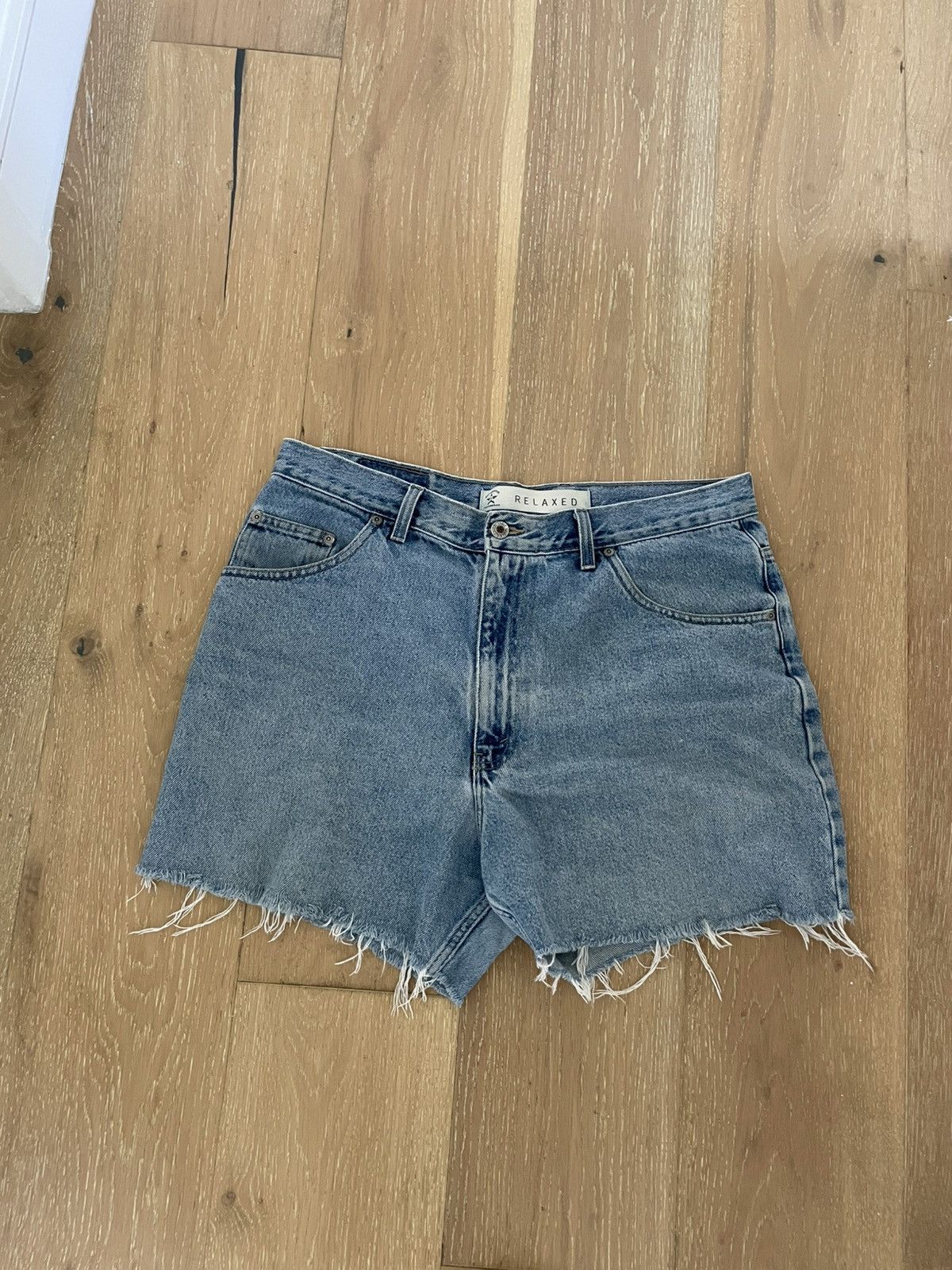 Other Vintage Cut/Frayed Denim Jean Shorts Size US 33 - 1 Thumbnail