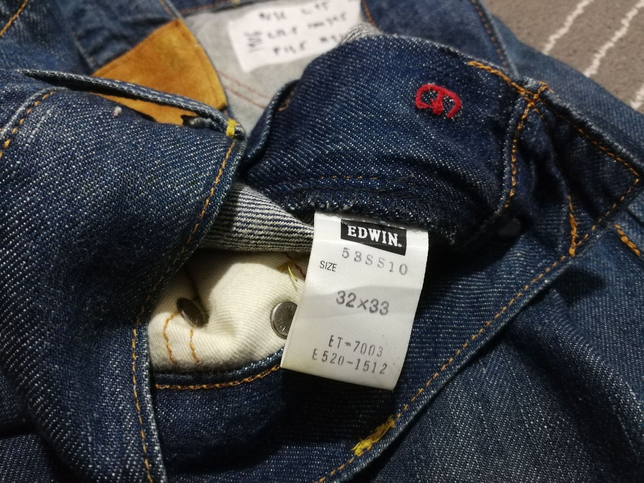 Edwin × Japanese Brand × Vintage Vintage Edwin 503ss japan made w36 1906 Size US 36 / EU 52 - 4 Thumbnail