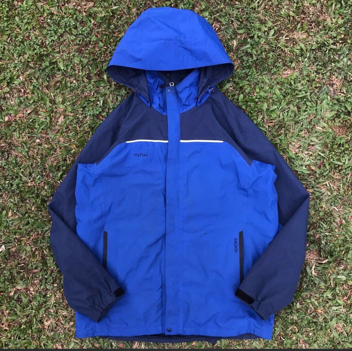Designer × Vintage Japanese HyFlex Outdoor Jacket Size US XL / EU 56 / 4 - 4 Thumbnail