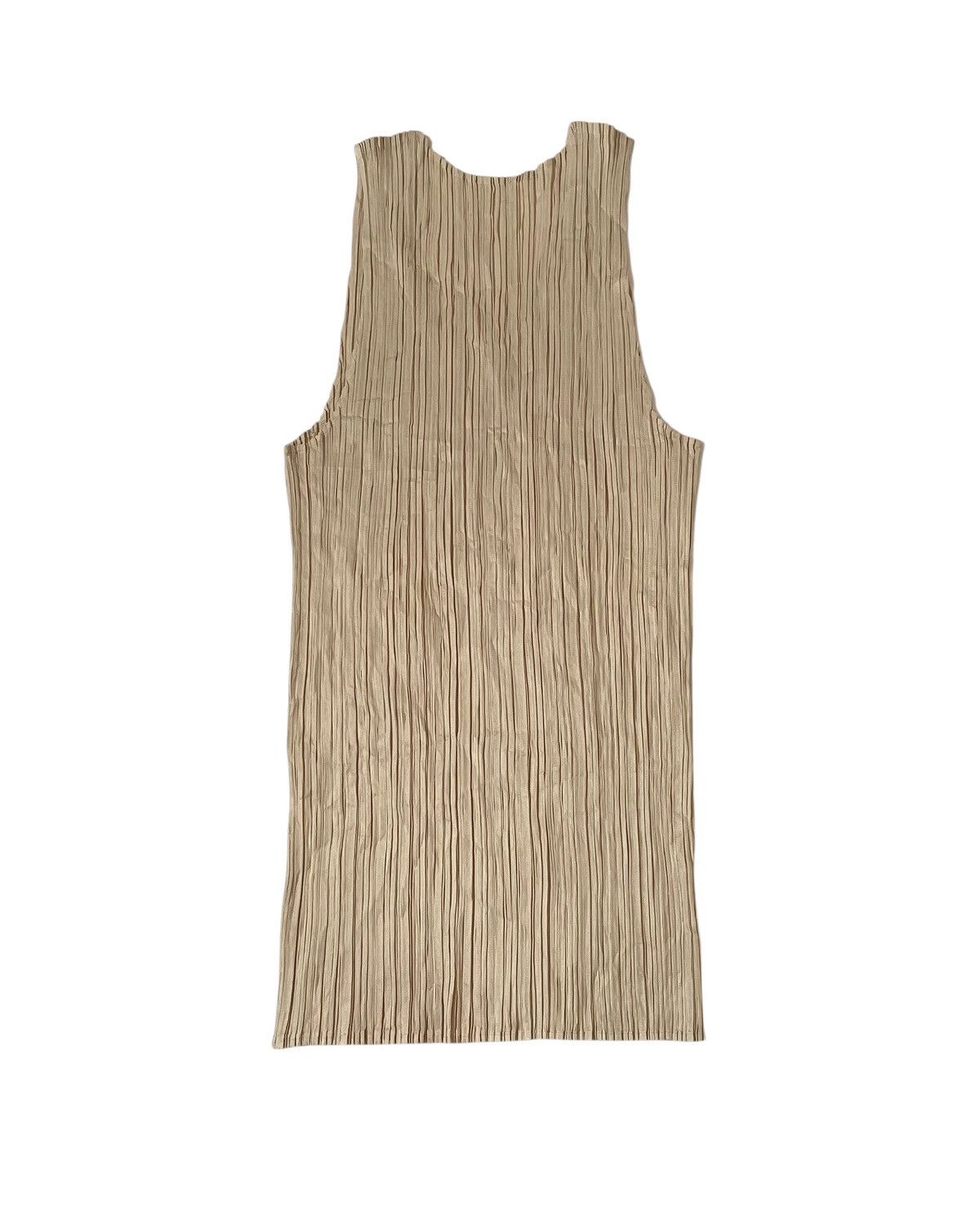 Pleats Please Issey Miyake TAX FREE 🇺🇸 Issey miyake pleats please cream tank top Size S / US 4 / IT 40 - 5 Thumbnail