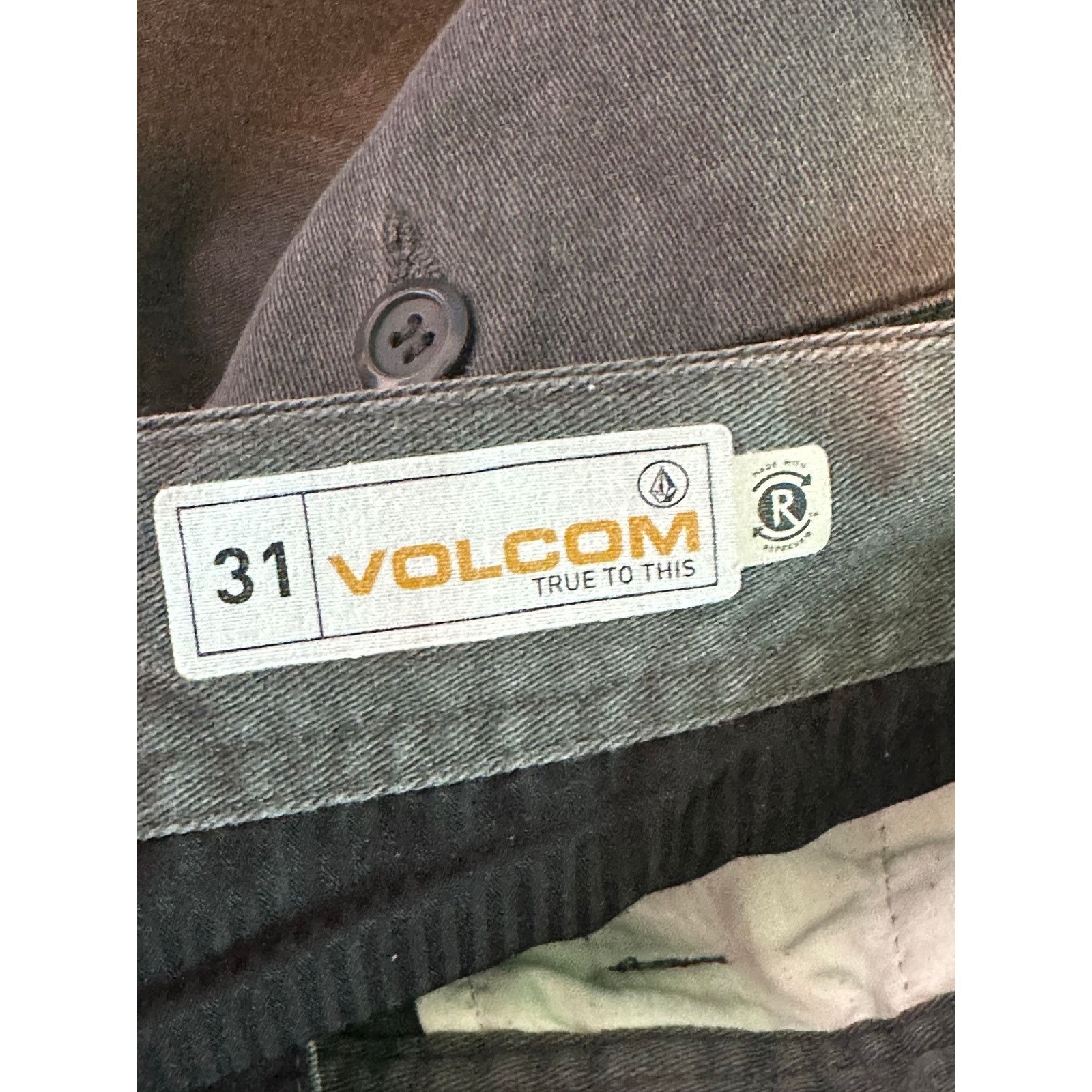 Volcom Volcom gray straight legs pants size 31 Size US 31 - 3 Thumbnail
