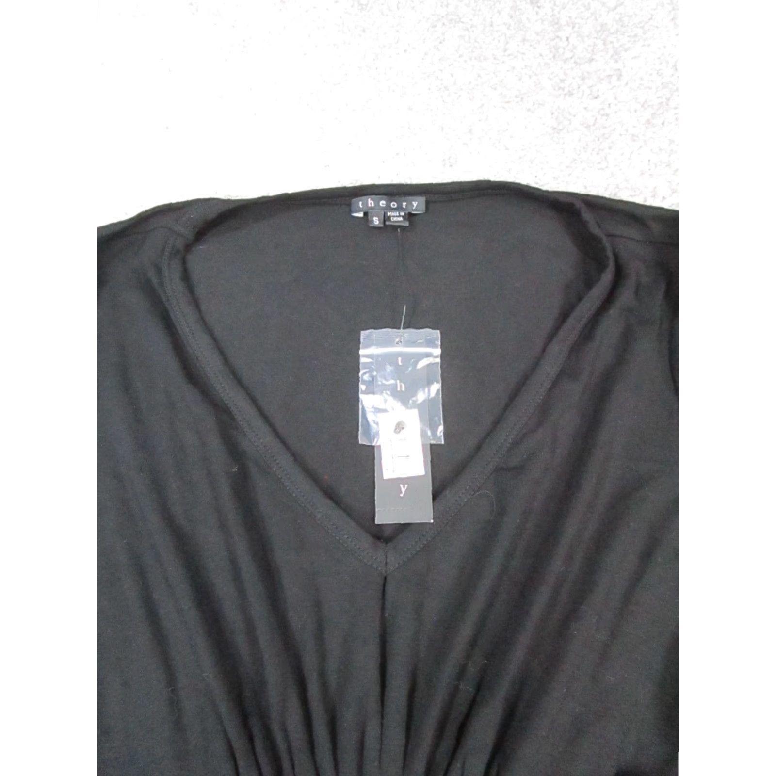 Theory Theory Shirt Womens Small Black Blouse New Size S / US 4 / IT 40 - 2 Thumbnail