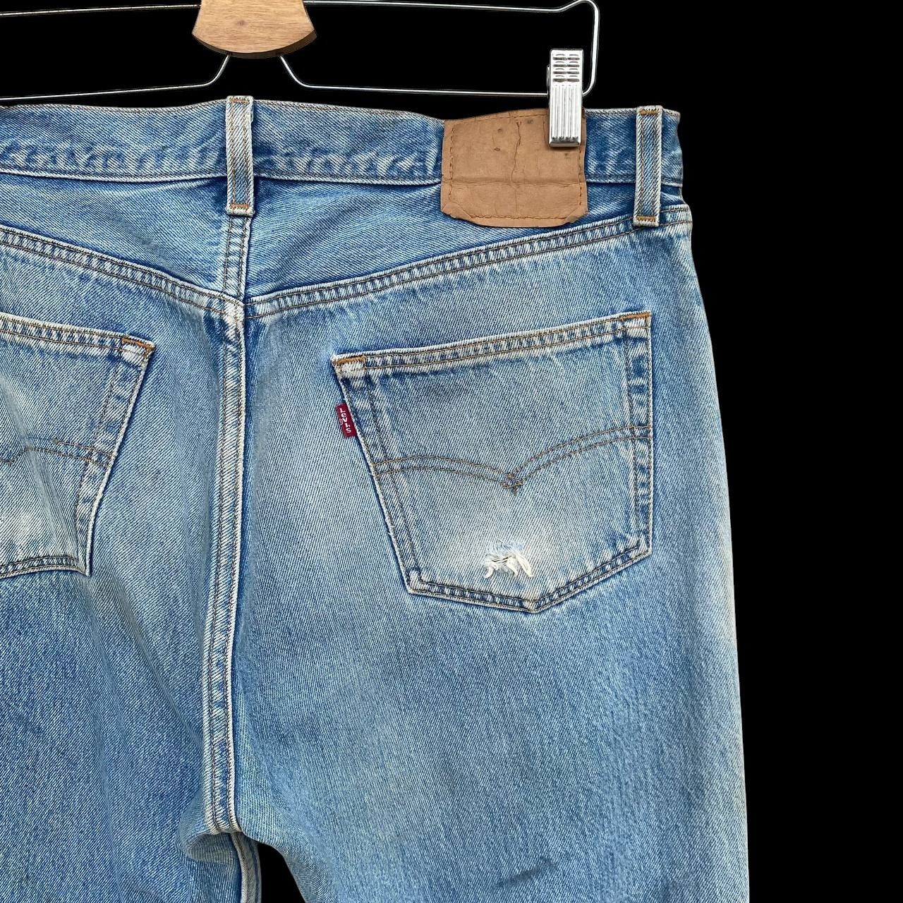 Levi's Vintage Clothing VINTAGE KURT COBAIN 00'S LEVIS 501 DISTRESSED DIRTY W35X33" Size US 35 - 11 Thumbnail
