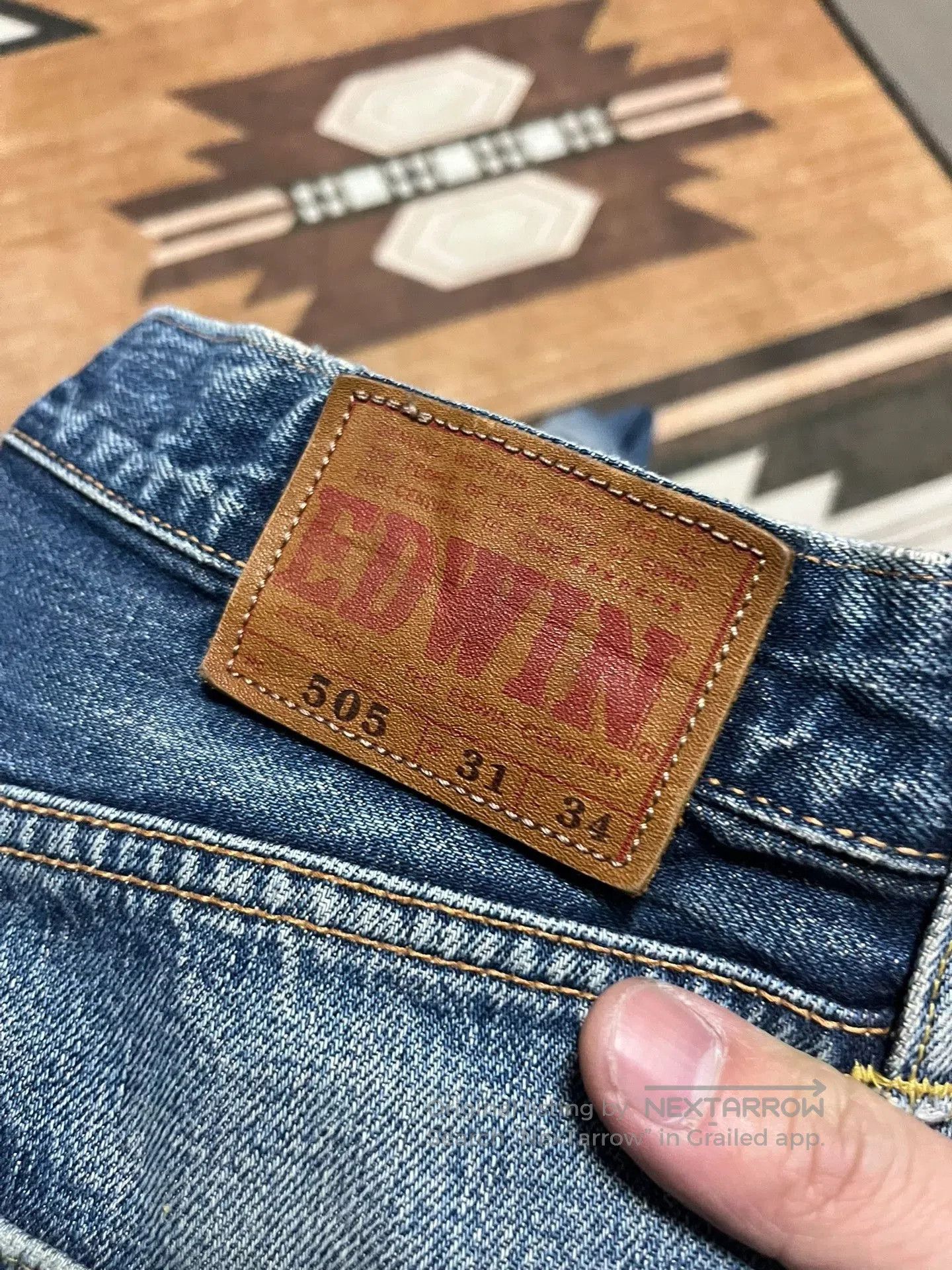 Edwin Edwin 505 Straight Fit Jeans. Size US 32 / EU 48 - 8 Thumbnail