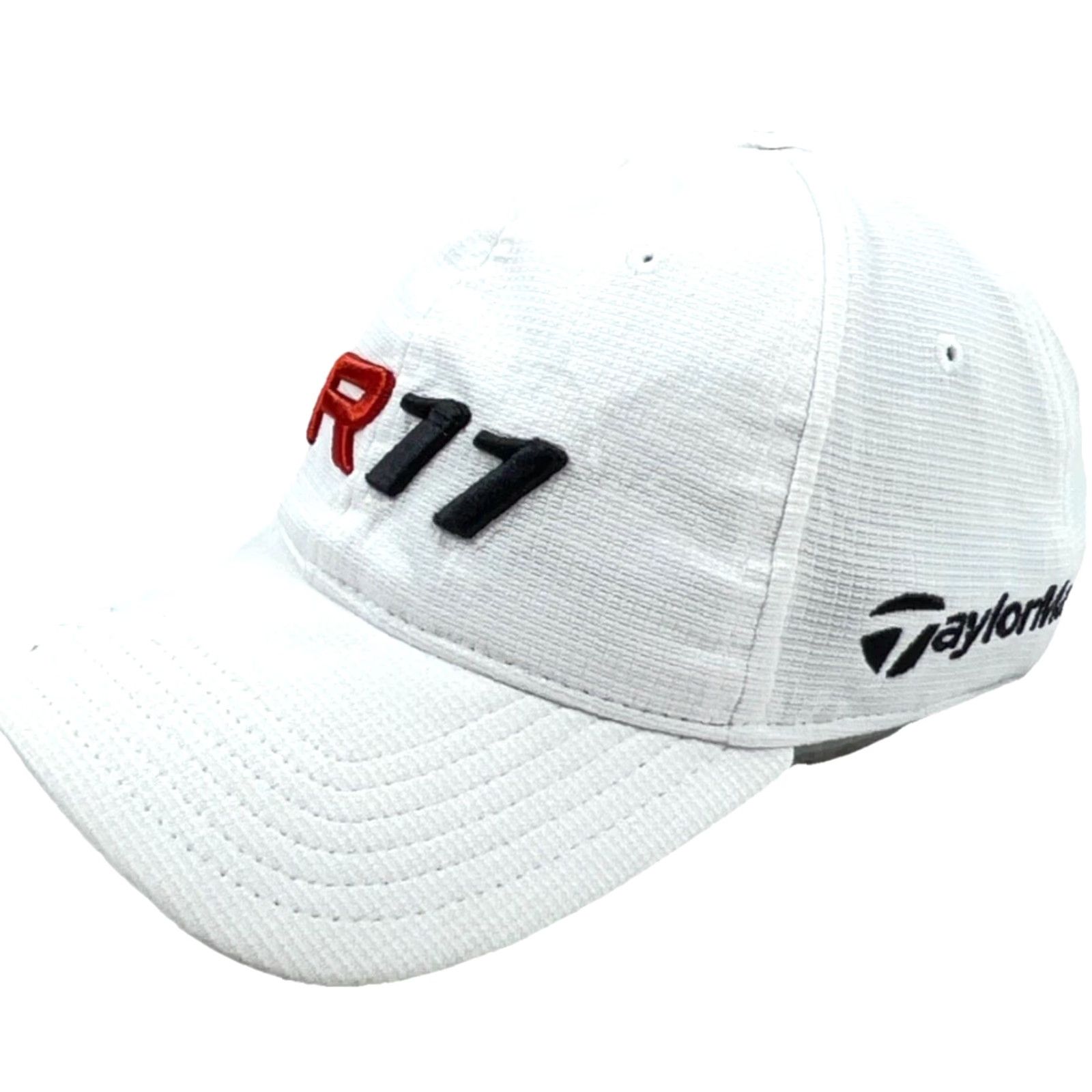TaylorMade TaylorMade Hat Cap White Golf Tour Performance R11 Strap Back Dad Baseball Cap Mens One Size Size ONE SIZE - 2 Thumbnail