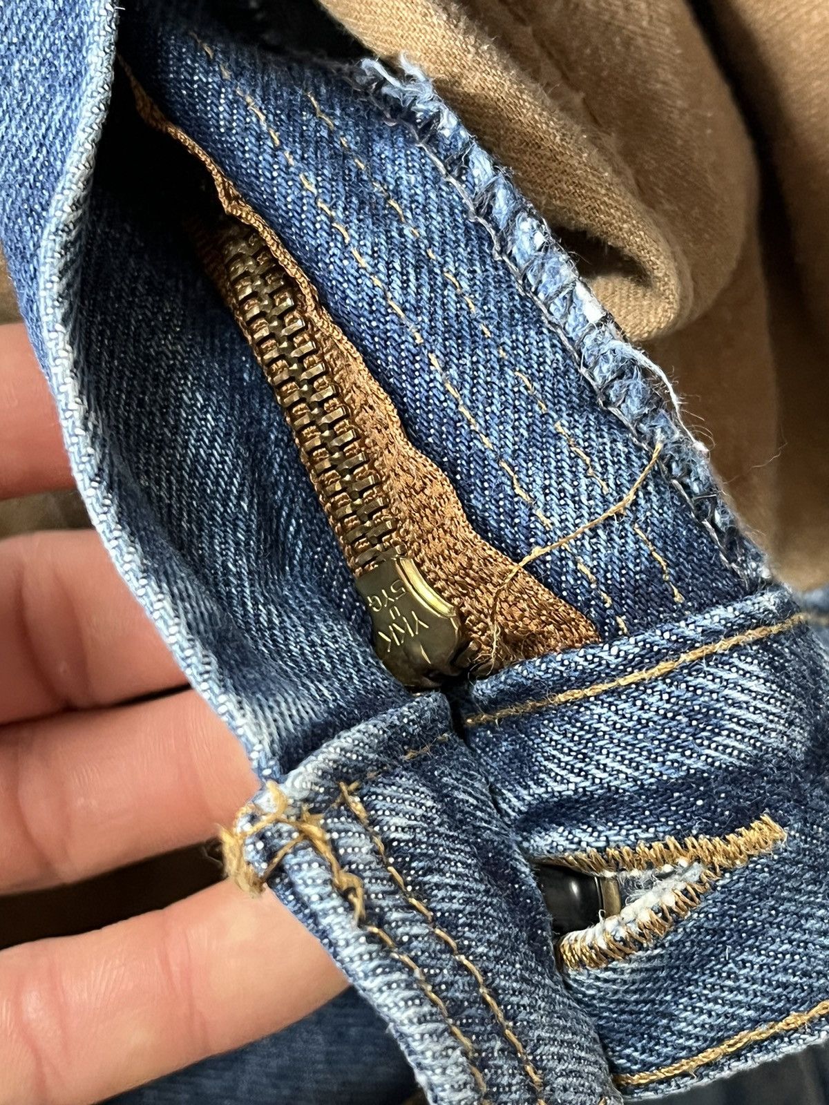 Carhartt × Vintage Vintage 90’s Carhartt Thrashed Jeans Size US 32 / EU 48 - 10 Thumbnail