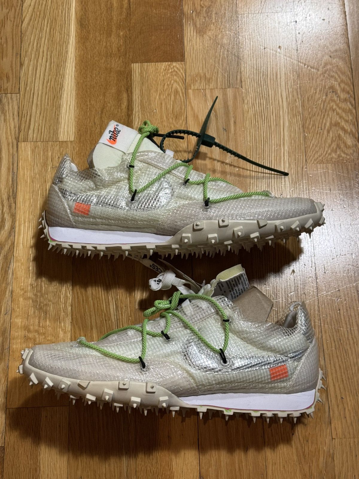 Nike × Off-White Off White for Nike Waffle Racer Beaverton, Oregon USA c.2019 Size US 10 / EU 43 - 1 Thumbnail