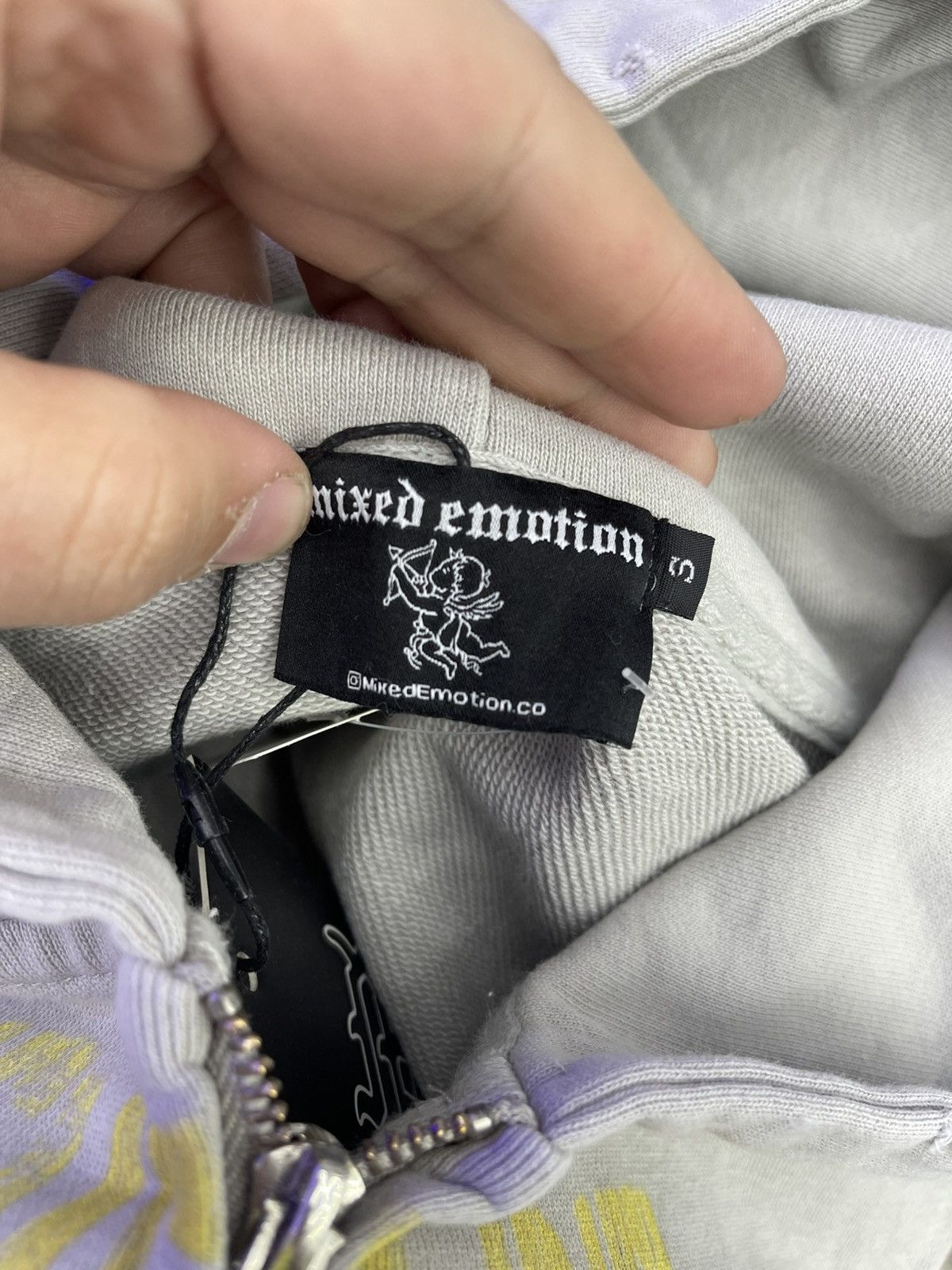 Other Mixed Emotions Angel zip up hoodie grey Size US S / EU 44-46 / 1 - 3 Thumbnail
