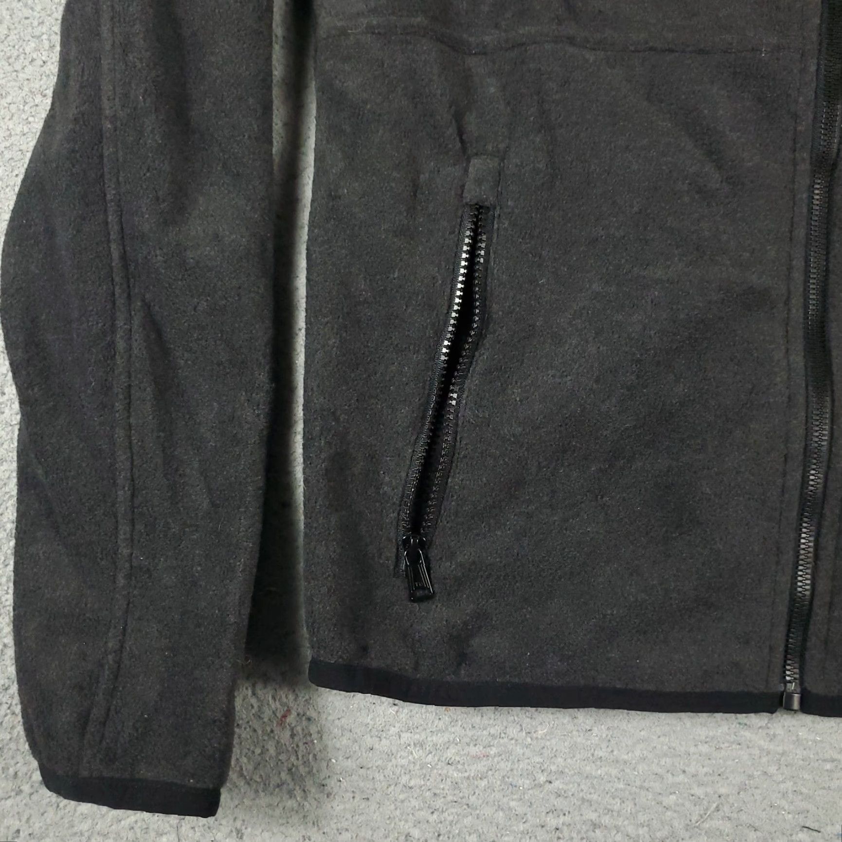 Tommy Hilfiger Tommy Hilfiger Jacket Women Small Gray Fleece Full-Zip Logo Pockets Casual Womens Size S / US 4 / IT 40 - 3 Thumbnail